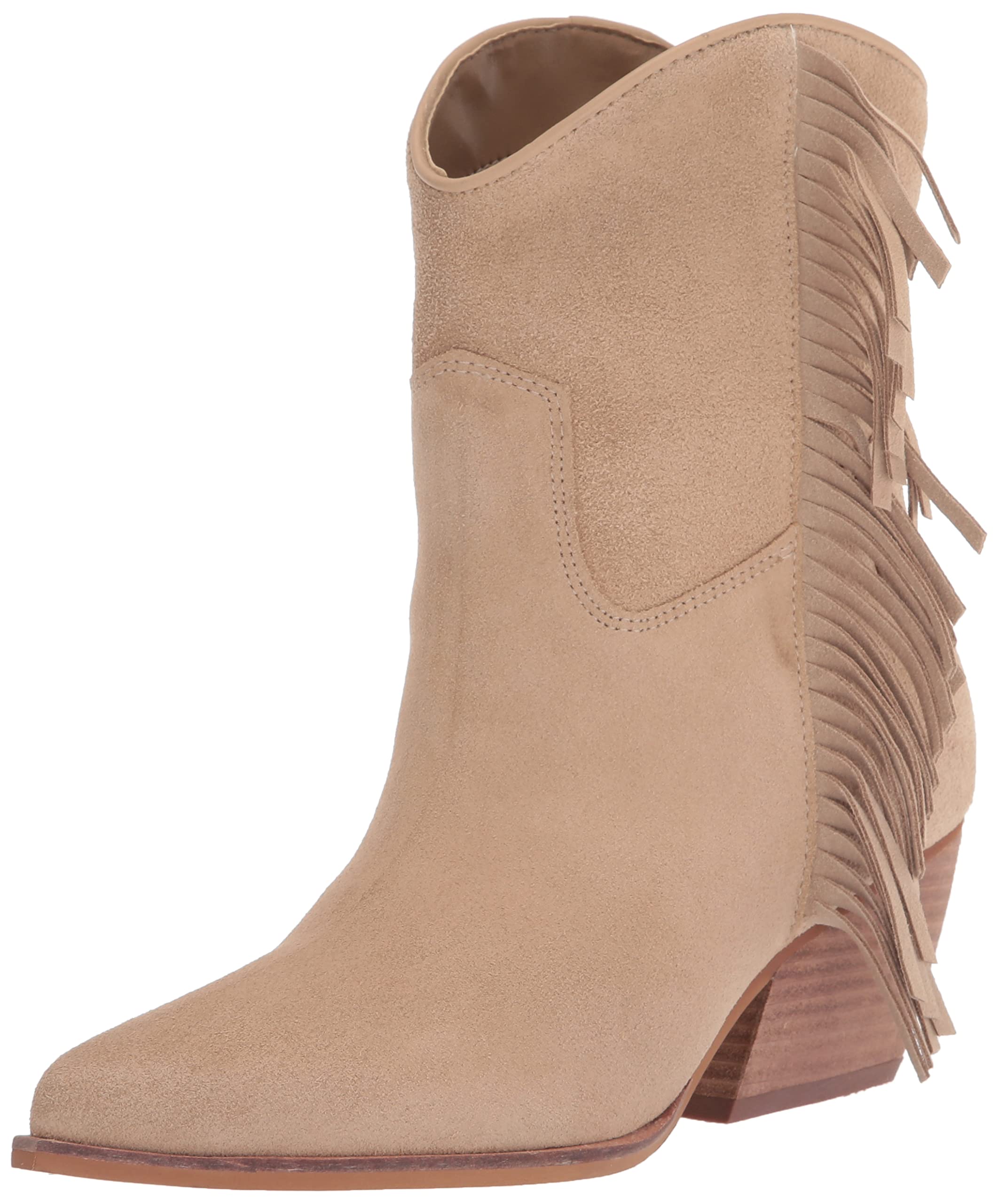 Steve Madden Women's Wolfer-F Fashion Boots - Chunky Heel Ankle Booties for Women, Comfortable & Stylish Fall Winter Shoes - Perfect for Office, Date Night & Casual Outfits