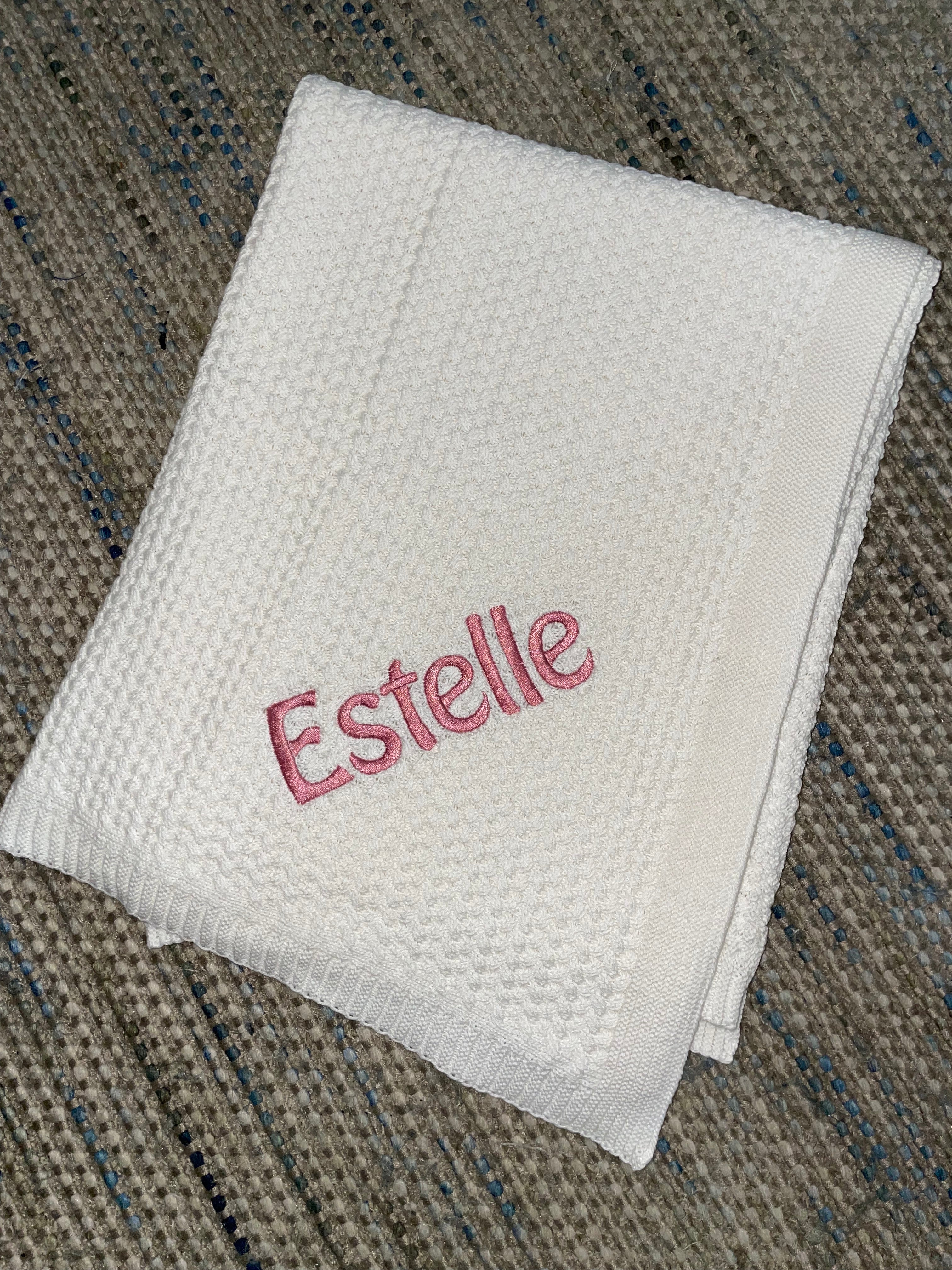 Domani Home Herringbone Cream Baby Blanket - Soft & Breathable Knit Blanket for Newborns, Infants & Toddlers - Perfect for Nursery, Stroller, Swaddling & Gift Giving