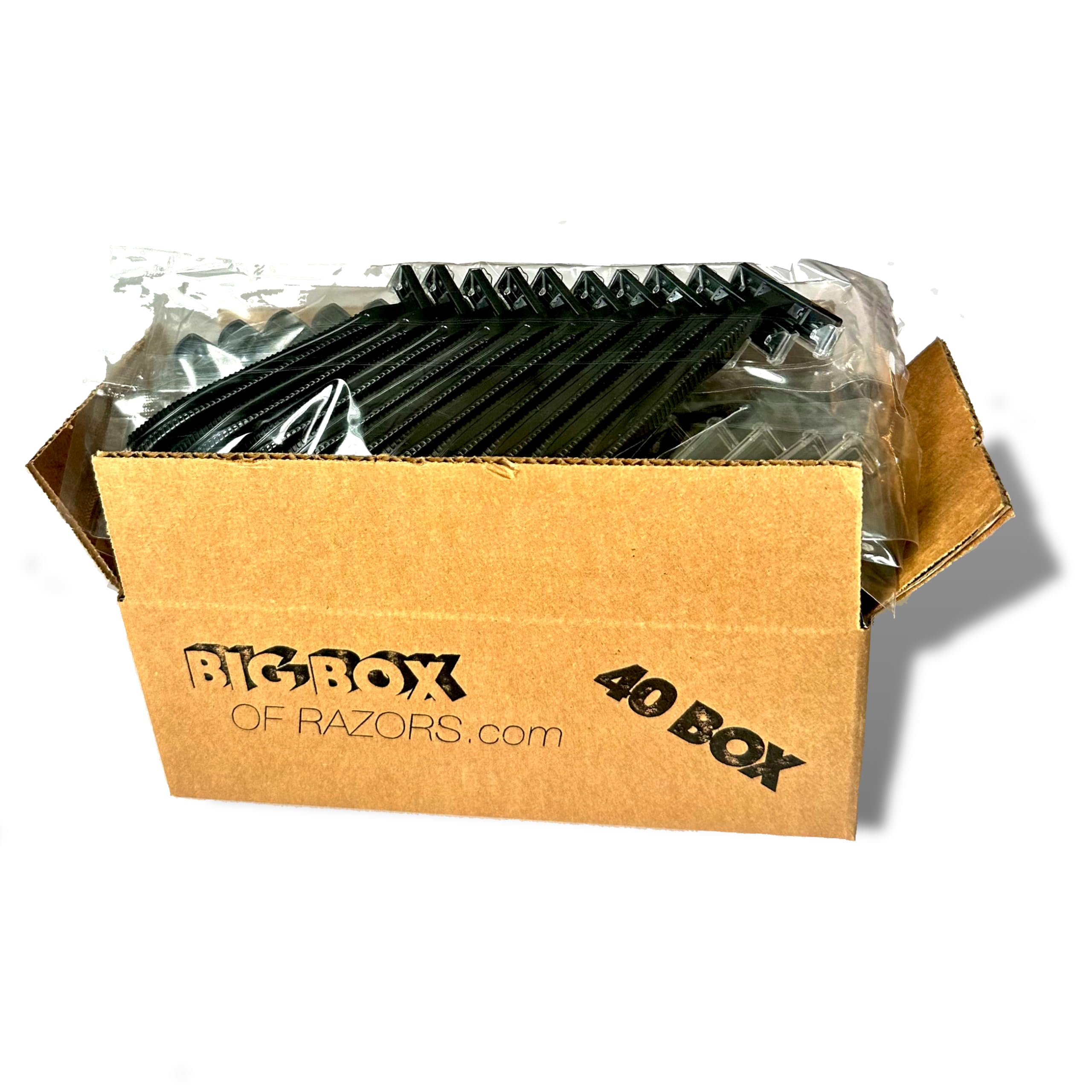 40-Pack Premium Black Stainless Steel Twin Blade Razors - Disposable Bullet Blades for Men & Women | High-Quality Hospitality Shavers for Travel, Hotels & Personal Grooming