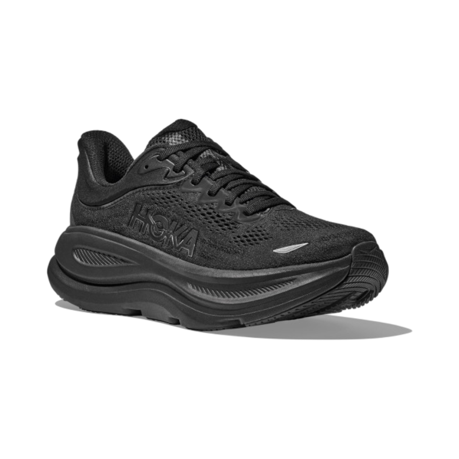 Hoka Bondi 9 Men's Running Shoes 4E Wide Width in Black - Cushioned Comfort for Long Distance Running & Walking