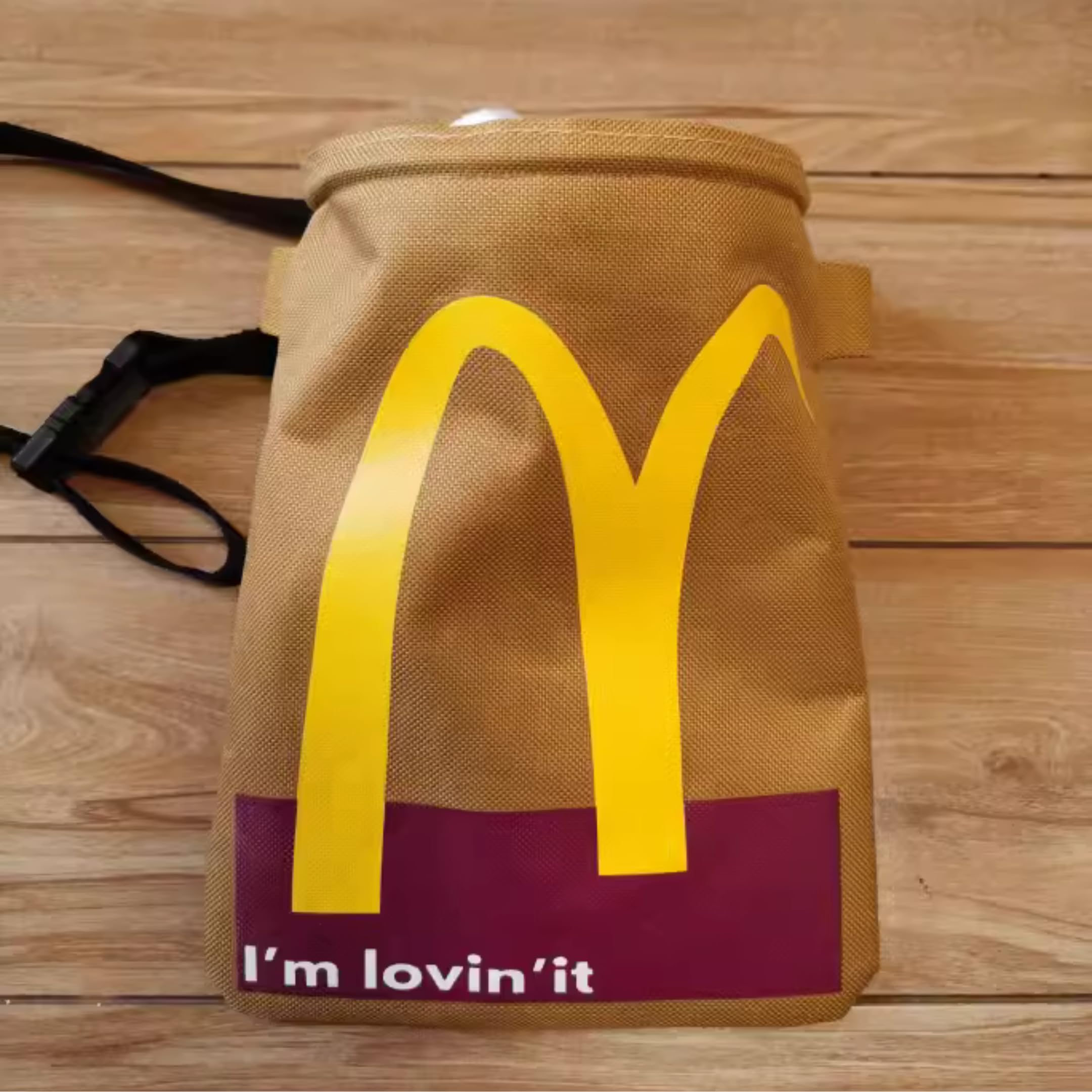 Funny Hamburger Chalk Bag for Rock Climbing - Cute Chalk Bucket with Chalk Ball for Bouldering & Climbing Gear - Perfect Gift for Climbers (Ideal for Indoor/Outdoor Climbing & Training)