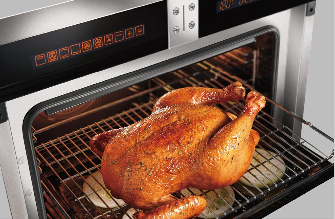 Fotile KSS7002A 24-Inch Built-In Convection Wall Oven - Stainless Steel Electric Oven with Even Baking Technology | Perfect for Home Kitchens, Baking Enthusiasts & Modern Cooking Needs