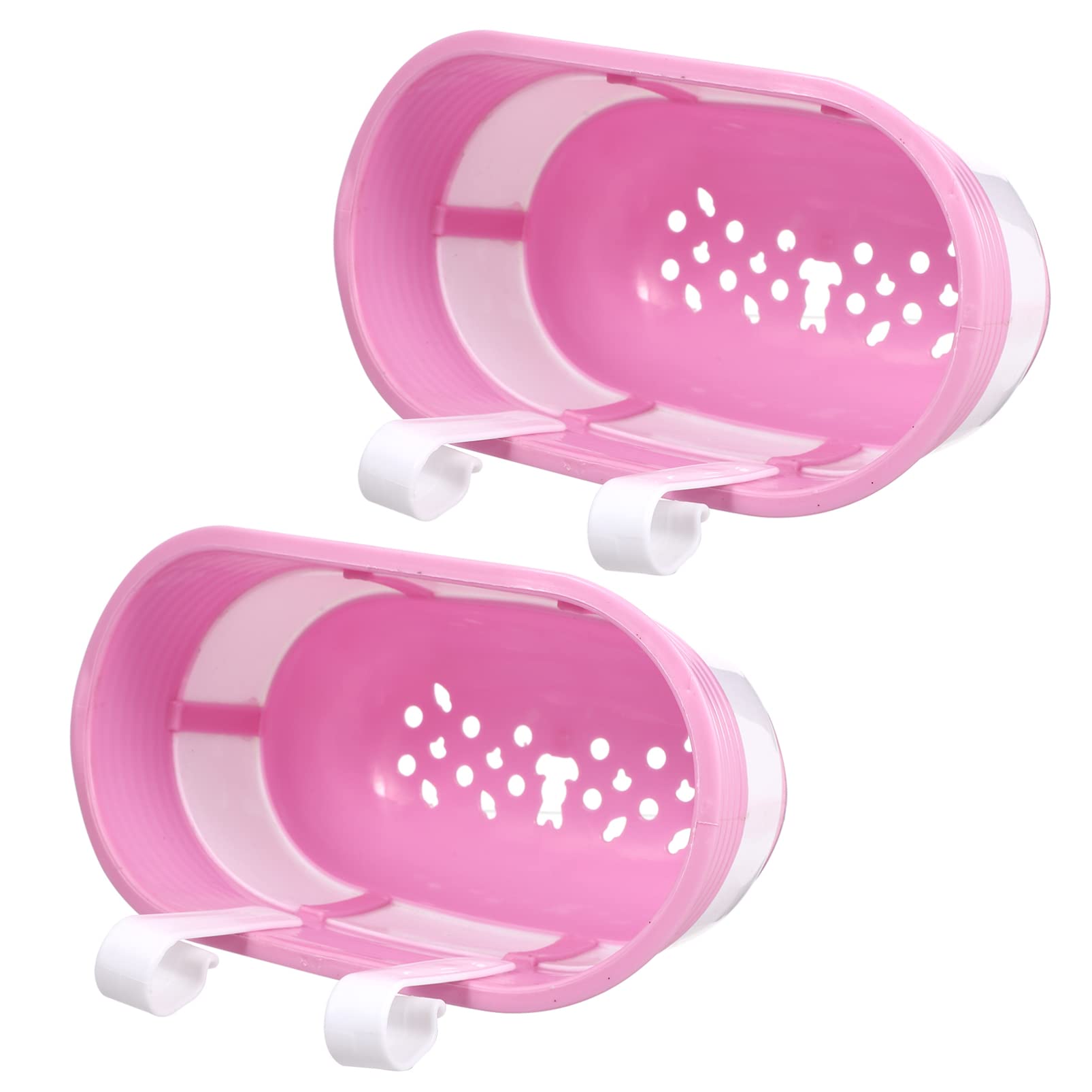 IMIKEYA Bike Front Basket - 2pcs Plastic Handlebar Storage for Kids & Dogs - Cycling Accessories for Mountain & Road Bikes