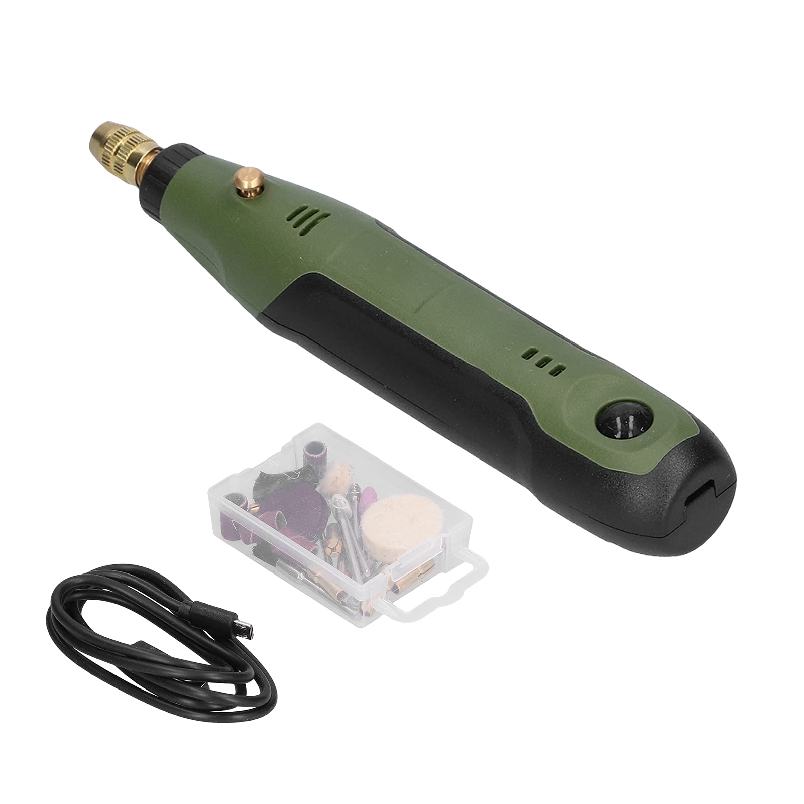 3-Speed Mini Cordless Rotary Tool Kit - Electric Engraving Pen, Drill, Grinder & Polisher with USB Charging (DC3.7V) - Perfect for DIY Crafts, Jewelry Making, Wood Carving & Metal Polishing