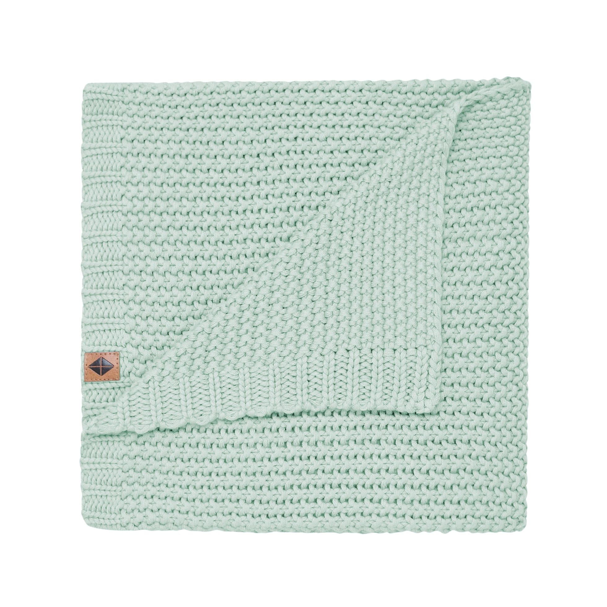 Soft Chunky Knit Baby Blanket in Sage Green - Cozy Handmade Nursery Blanket for Newborns & Toddlers - Perfect for Swaddling, Stroller, Crib & Photo Shoots