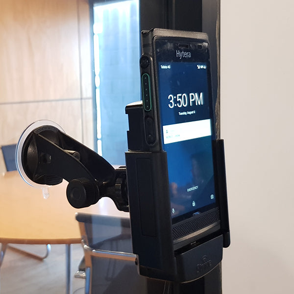 Hytera PNC550 Vehicle Mount Car Cradle Holder - Secure & Adjustable Radio Mount for Police, Security & Commercial Use - Perfect for First Responders, Truck Drivers & Fleet Management