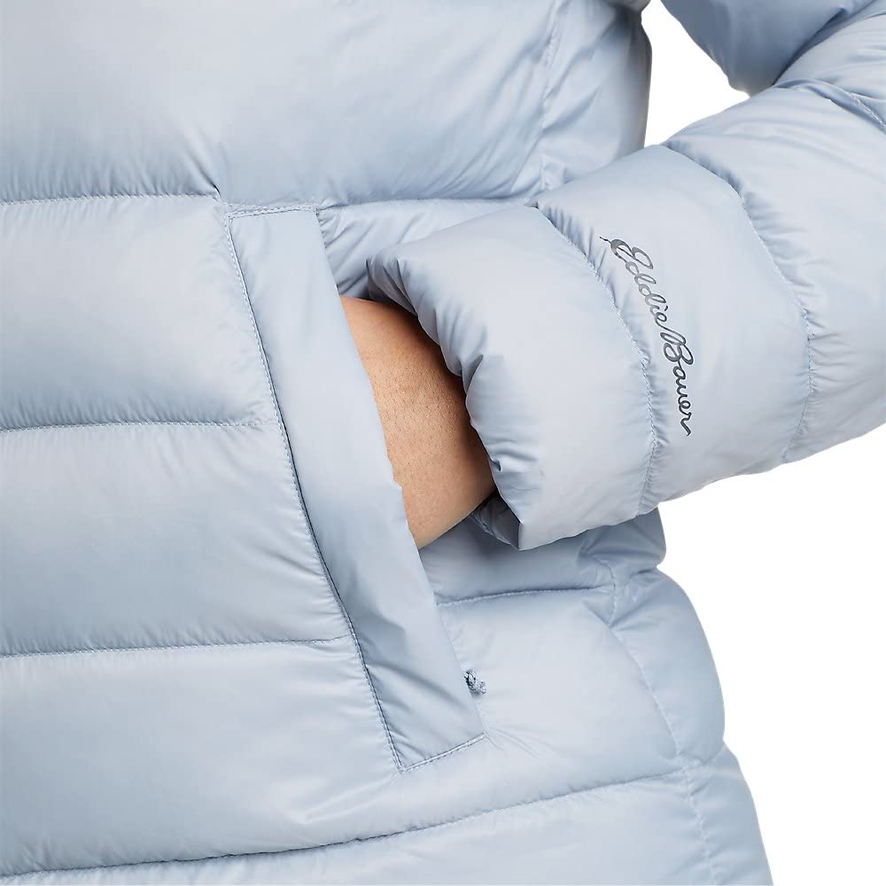 Eddie Bauer Women's StratusTherm Down Jacket - Lightweight Warm Winter Coat for Outdoor Activities, Hiking & Travel