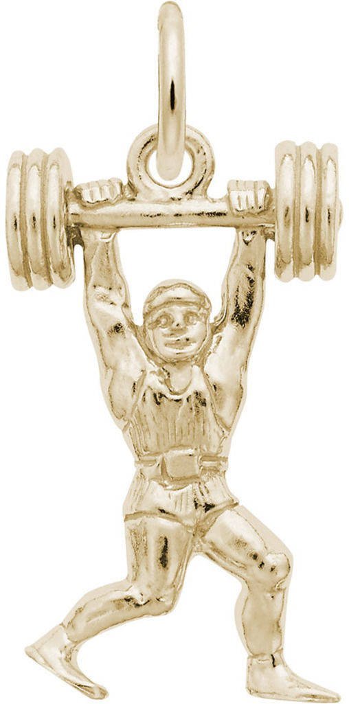 Rembrandt Body Builder Charm - Premium Workout Jewelry for Fitness Enthusiasts & Gym Lovers - Perfect for Weightlifting, Bodybuilding & Strength Training Motivation