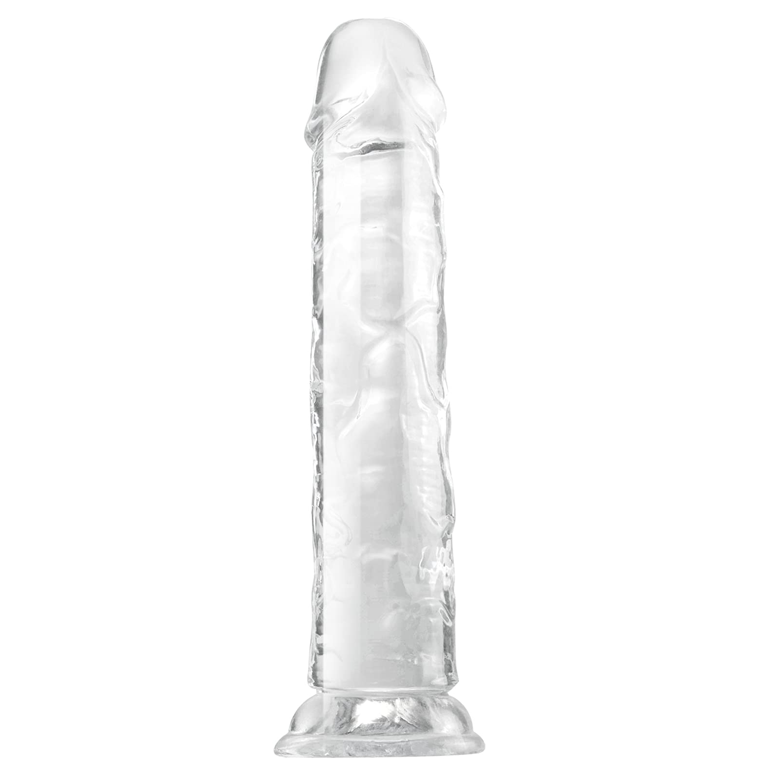 7 Inch Realistic Clear Dildo with Strong Suction Cup Base - Adult Sex Toy for Women & Couples - Perfect for Solo Play, Couples Fun & Shower Use