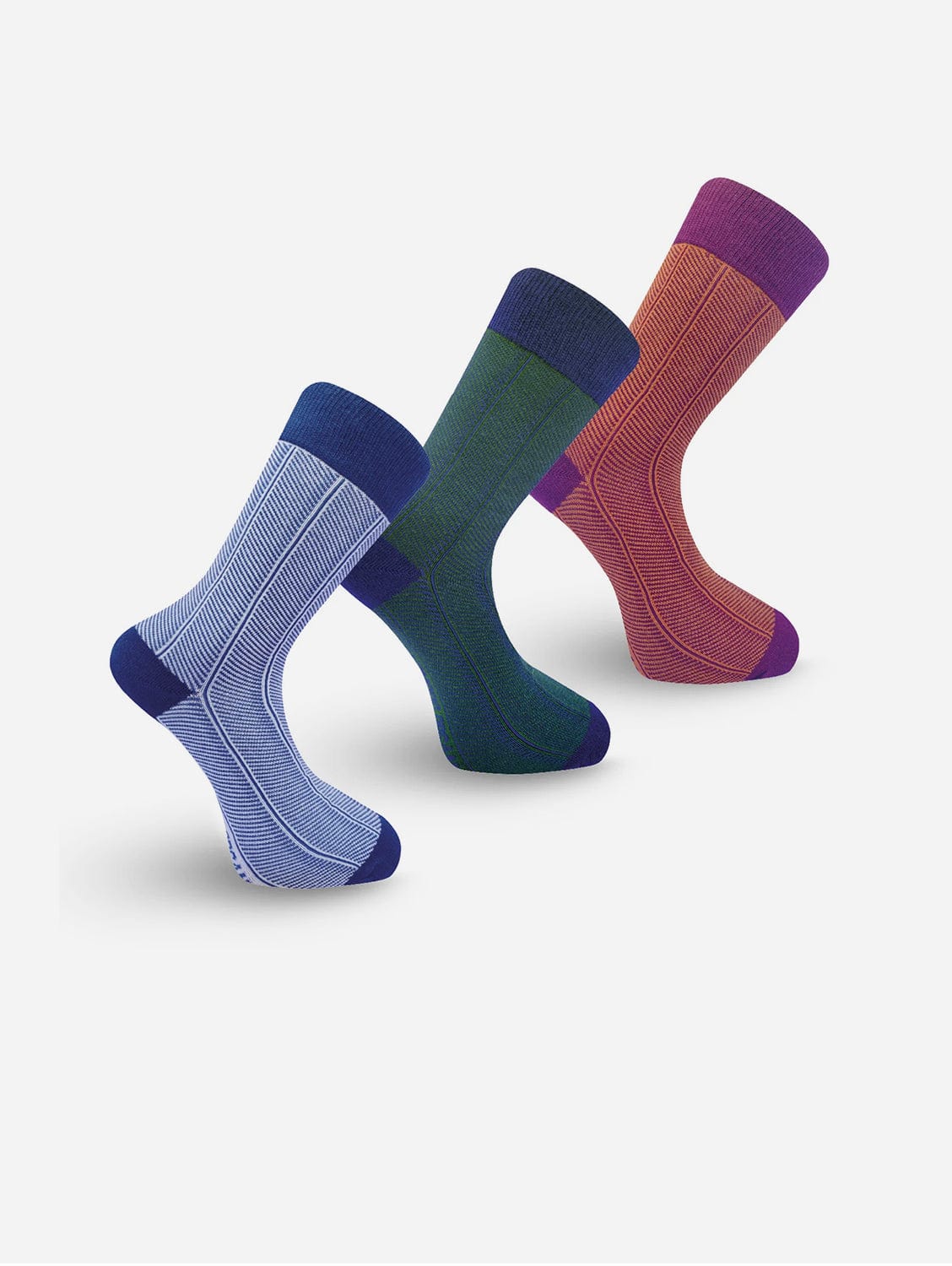 Organic Cotton Herringbone Unisex Socks for Men & Women - Soft Breathable Comfort Socks in Multiple Colors - Perfect for Casual Wear, Workouts & Everyday Comfort