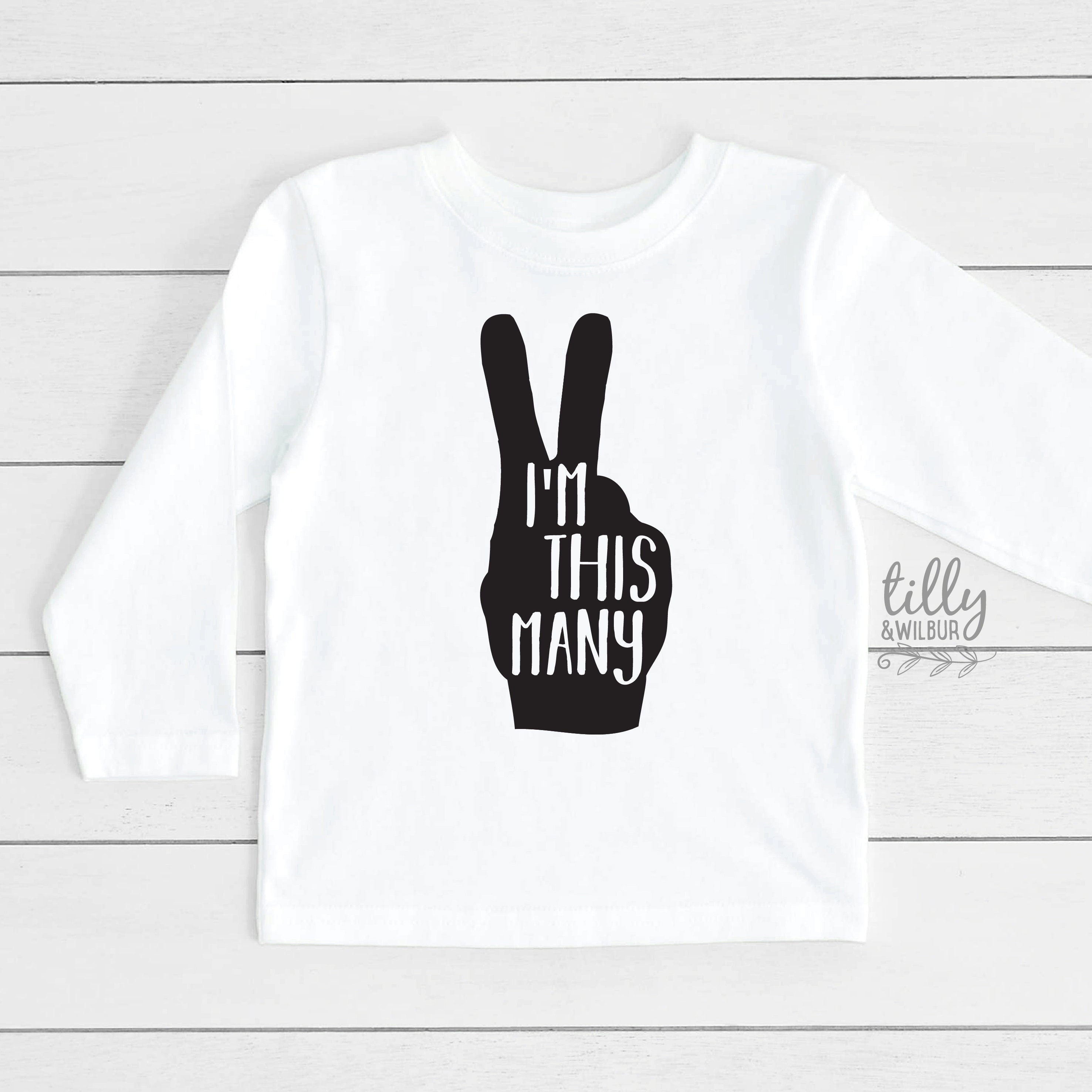 2nd Birthday T-Shirt for Toddlers - Cute & Comfortable Toddler Outfit for Boys & Girls - Perfect for Birthday Parties, Photo Shoots & Special Occasions