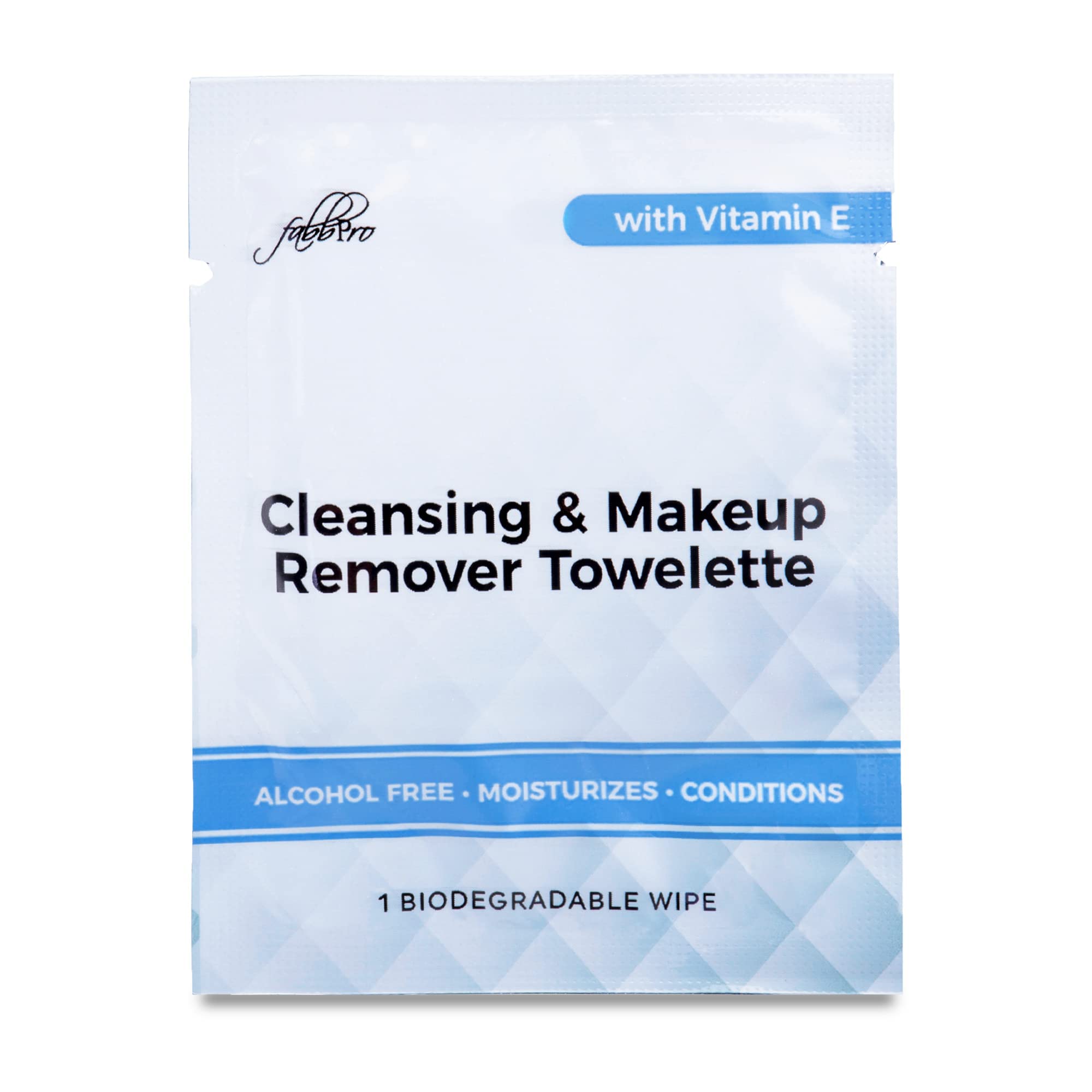 Vitamin E Enriched Alcohol-Free Makeup Remover Wipes – Gentle Exfoliating & Deep Cleansing Facial Towels – Biodegradable & Eco-Friendly – Pack of 50 | Perfect for Travel, Gym & Daily Skincare Routine