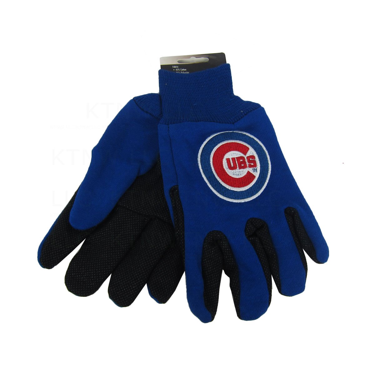 Chicago Cubs Two-Tone Baseball Gloves - Official MLB Licensed Leather Mitt for Men & Women - Perfect for Games, Training, and Fan Collections