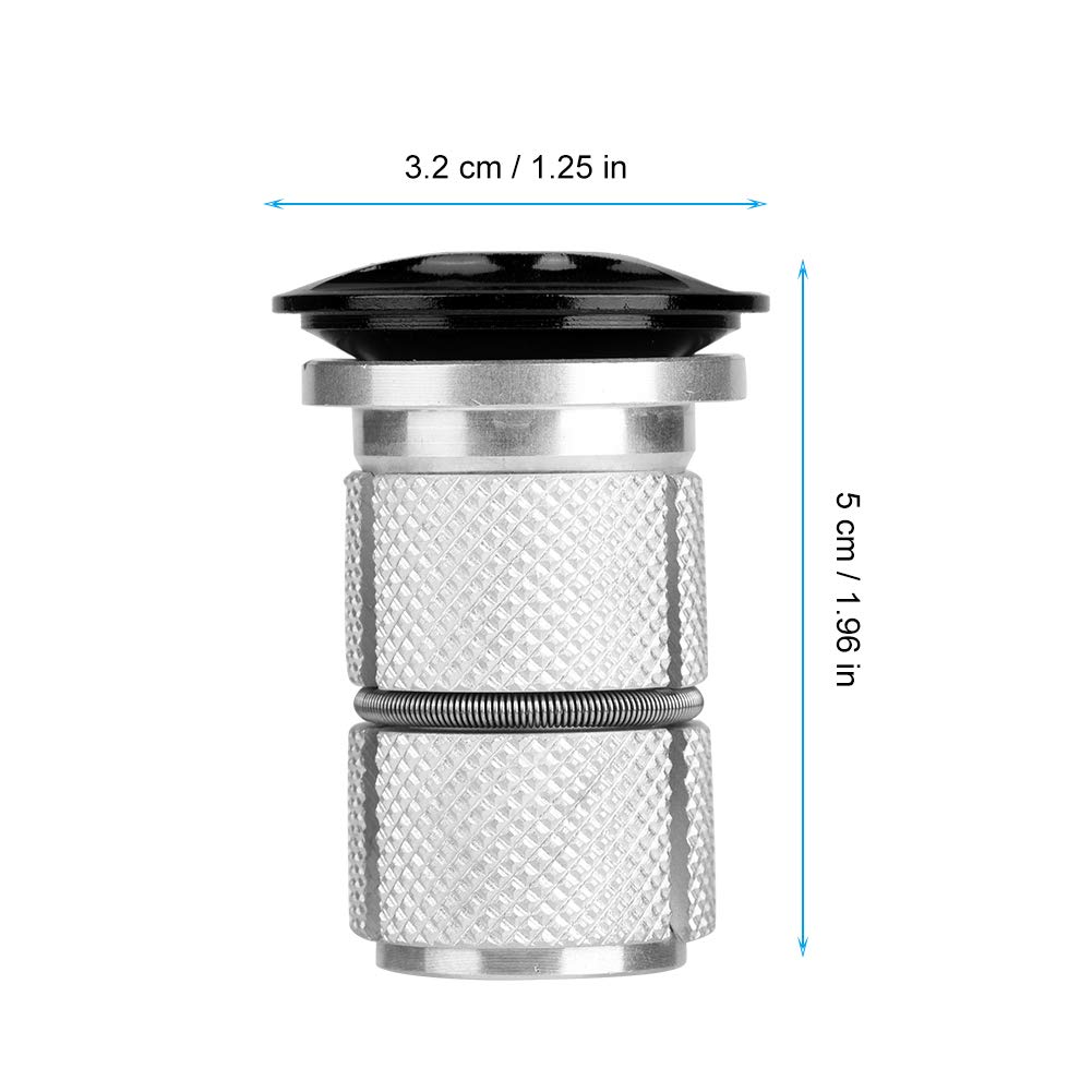 Keenso Bike Stem Headset - Lightweight Aluminum Alloy 1/1.25 Inch Fork Expander Top Cap for MTB/Road Bikes | Perfect for Cycling, Commuting & Mountain Biking