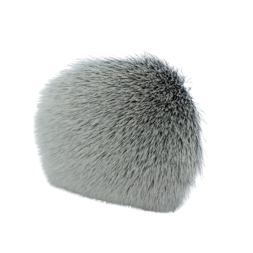 AP Shave Co. 30mm Tuxedo Fan Synthetic Shaving Brush Knot - Premium Wholesale Barbershop Supplies for Wet Shaving & Grooming Kits