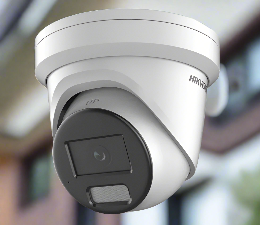 Hikvision 8MP Smart Hybrid Light ColorVu Outdoor Security Camera with Speaker & Strobe Light - DS-2CD2387G3-LIS2UY/S(L)(RB) for Home Surveillance & Business Security Monitoring