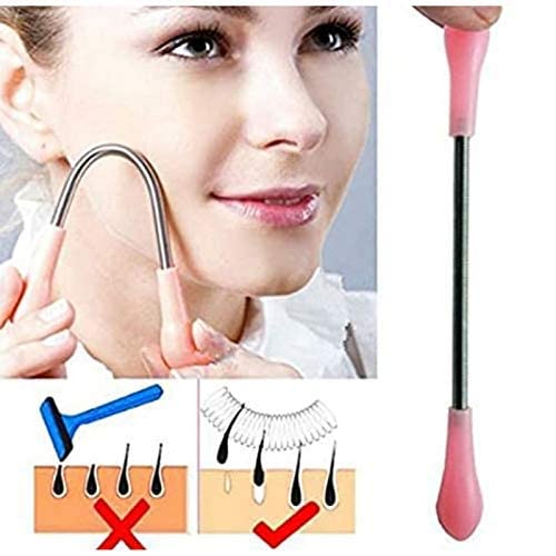 R A Products Facial Hair Remover Stick - Spring Threading Tool for Women | Face & Body Hair Epilator | Beauty Tool for Eyebrows, Upper Lip & Chin | Perfect for Home Use & Travel