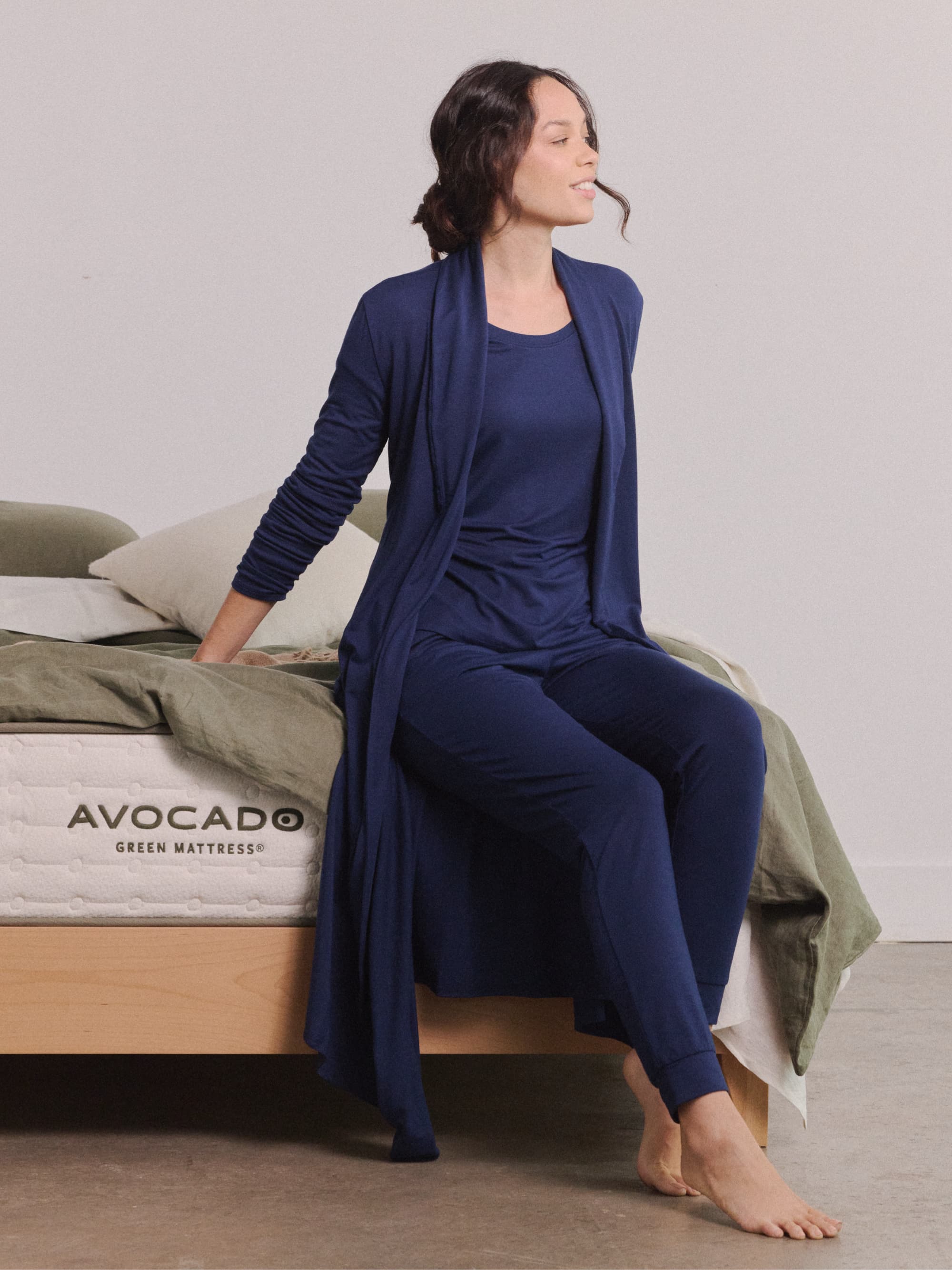 Soft Modal Long Robe for Women - Comfortable & Breathable Loungewear - Perfect for Relaxing at Home, Spa Days & Cozy Evenings