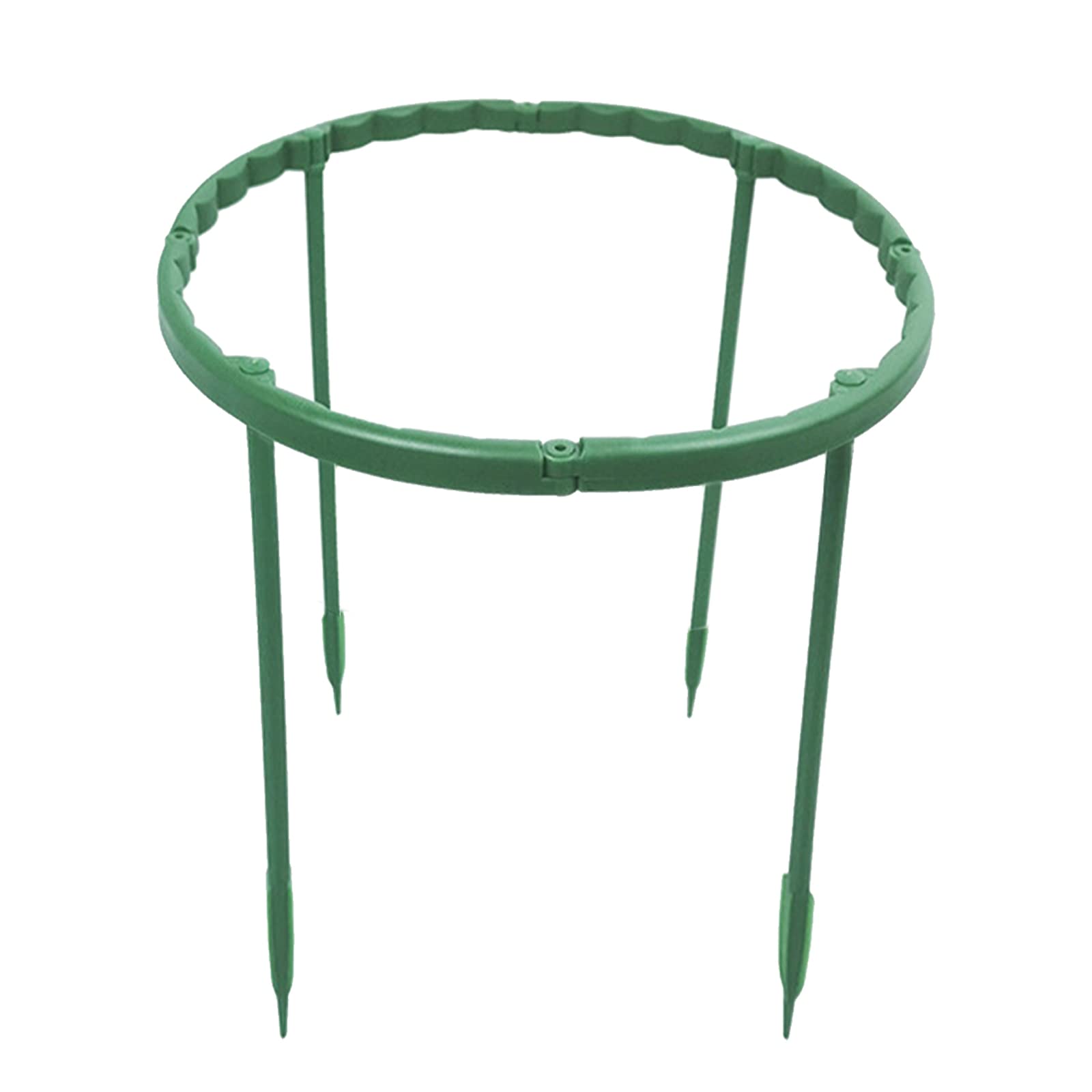 10 Pack Garden Plant Supports Stakes - Plastic Plant Cage Holder & Flower Pot Climbing Trellis for Tomatoes, Roses, Vines - Indoor/Outdoor Potted Plant Stakes for Vegetable Garden, Flower Beds & Container Gardening