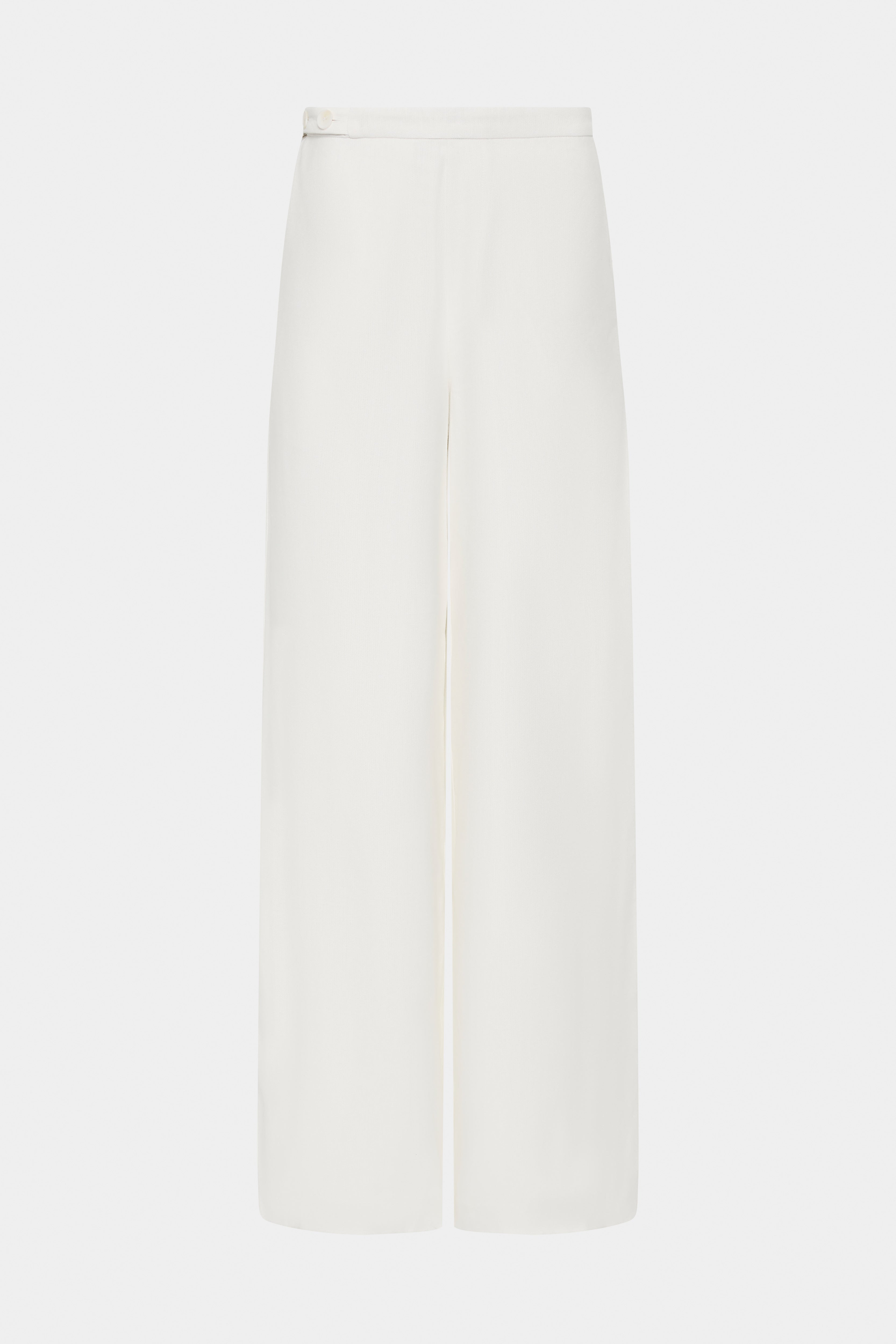 Dorian Women's High Waist Wide Leg Pants - Comfortable Stretchy Flowy Trousers for Work, Office & Casual Wear | Plus Size Available