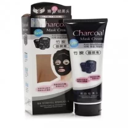 KAIASHA Pure Charcoal Face Mask - Deep Cleansing & Detoxifying for Acne & Blackheads - Perfect for Oily & Combination Skin - Use at Home Spa or Before Special Events
