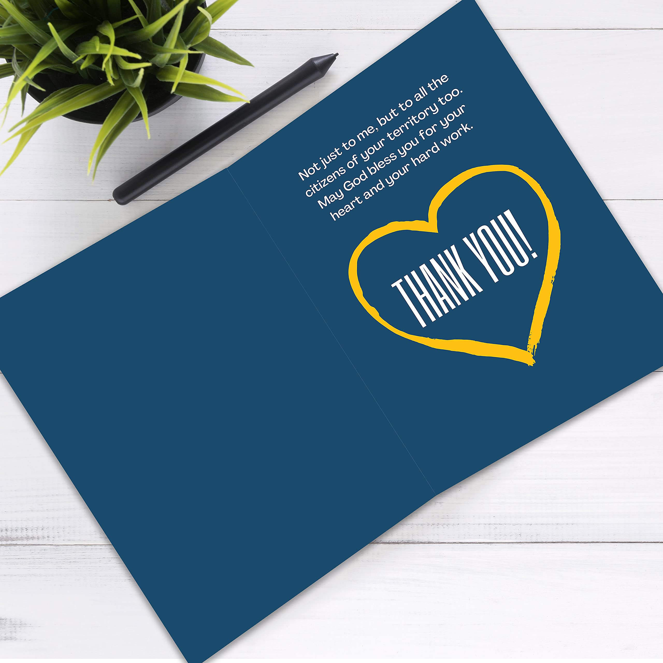 Christian Police Appreciation Thank You Cards - Pack of 25 Encouragement Greeting Cards for Law Enforcement Officers | Perfect for National Police Week, First Responder Gifts & Church Support