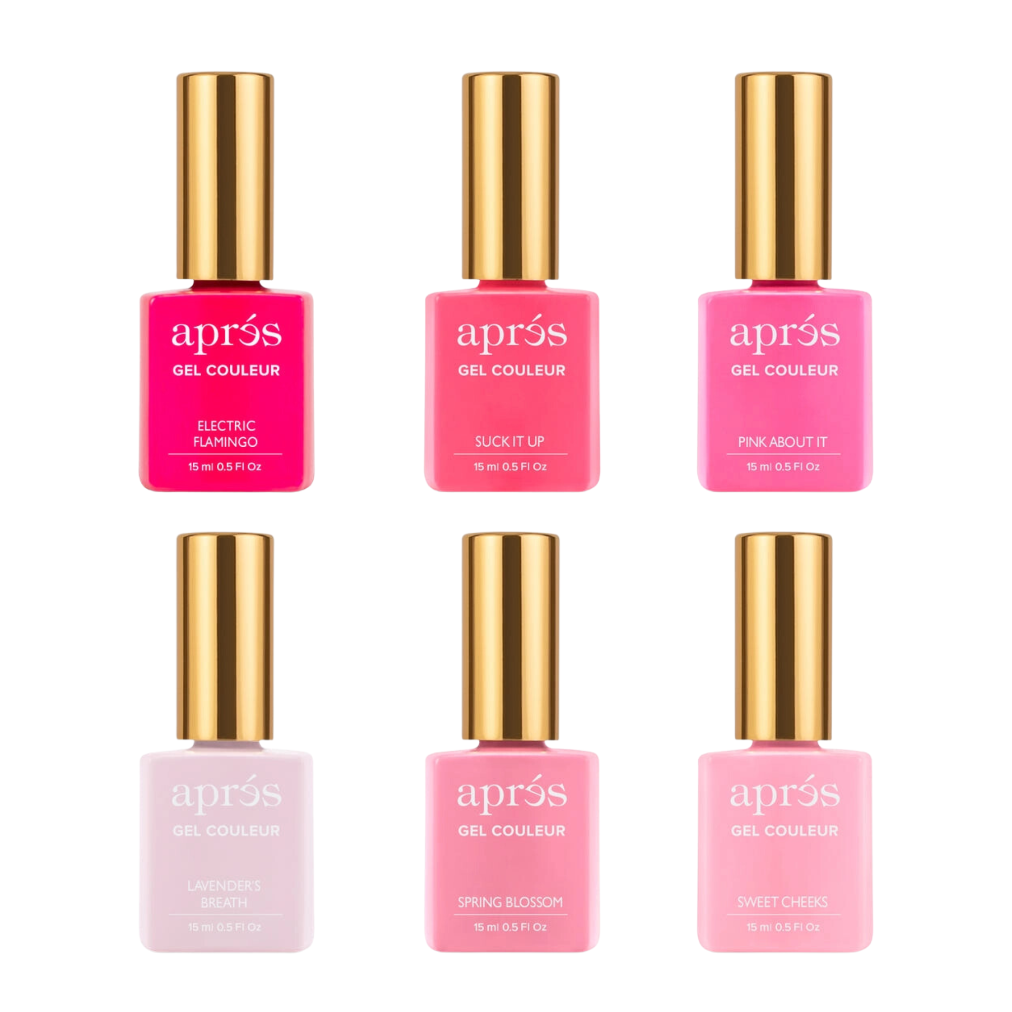 Apres Gel Nail Polish - Valentine's Day 6pc Bundle with Sweetheart Shades | Long-Lasting Gel Nail Kit for Manicures, Pedicures & Nail Art | Perfect for Valentine's Gifts, Date Nights & Special Occasions