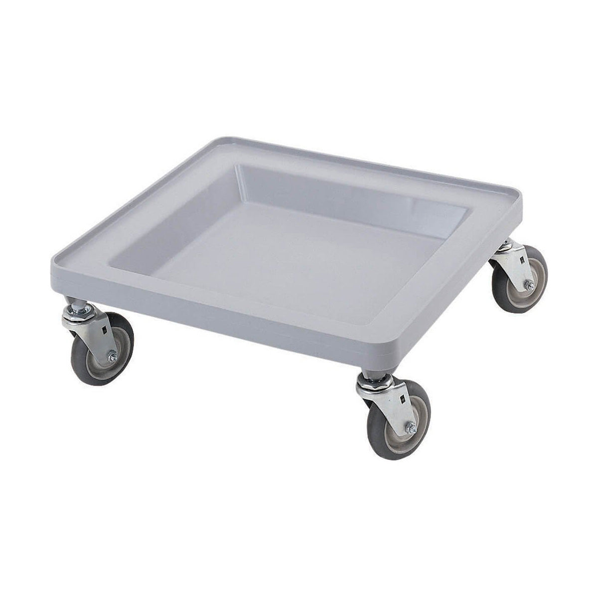 Cambro CDR2020151 Heavy Duty Dish Rack Camdolly - 350 lb Capacity, Soft Gray Commercial Kitchen Dish Cart - Perfect for Restaurants, Catering & Food Service