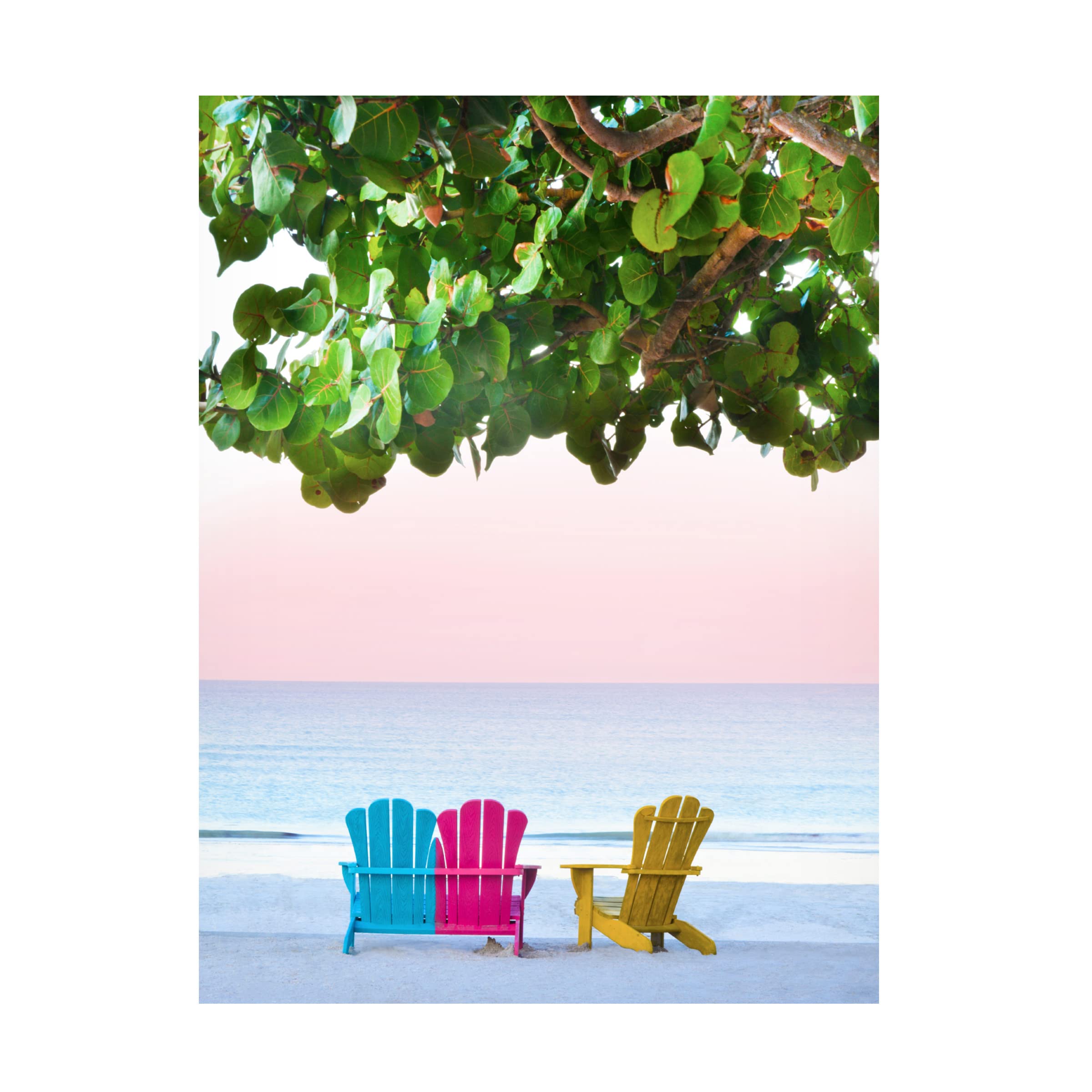 Jack Reed 'Three Chairs' Canvas Wall Art Print - Modern Home Decor for Living Room, Bedroom & Office | Trademark Fine Art Collection
