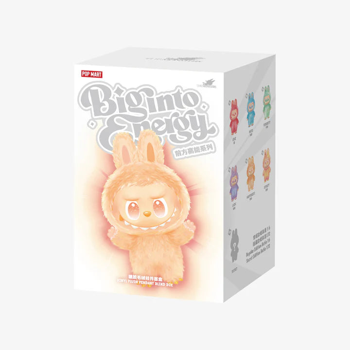 THE MONSTERS Big into Energy Series Labubu 3.0 Vinyl Plush Pendant Blind Box - Cute Collectible Toy for Display, Gifts & Surprise Unboxing Fun
