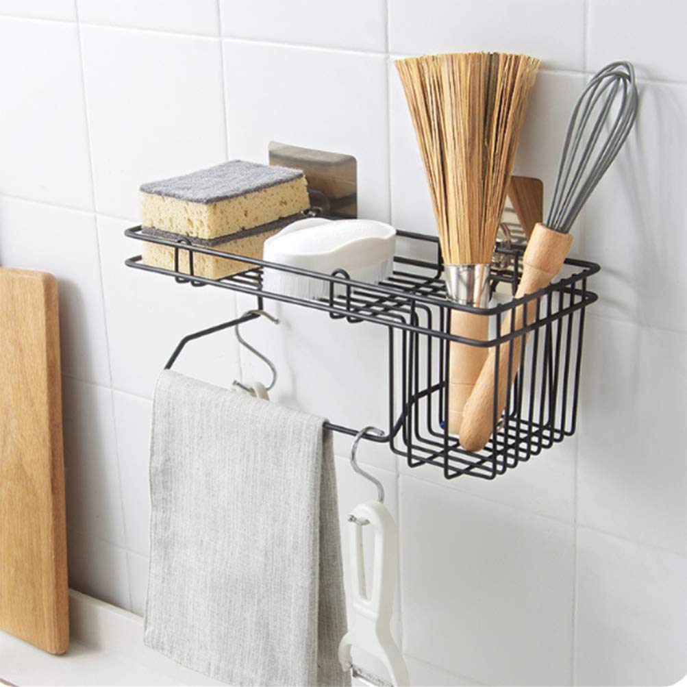 DOITOOL Stainless Steel Soap Holder & Kitchen Sink Organizer - Rustproof Sink Shelf for Sponge, Brush, and Dish Soap (Perfect for Kitchen, Bathroom, RV, and Outdoor Use)
