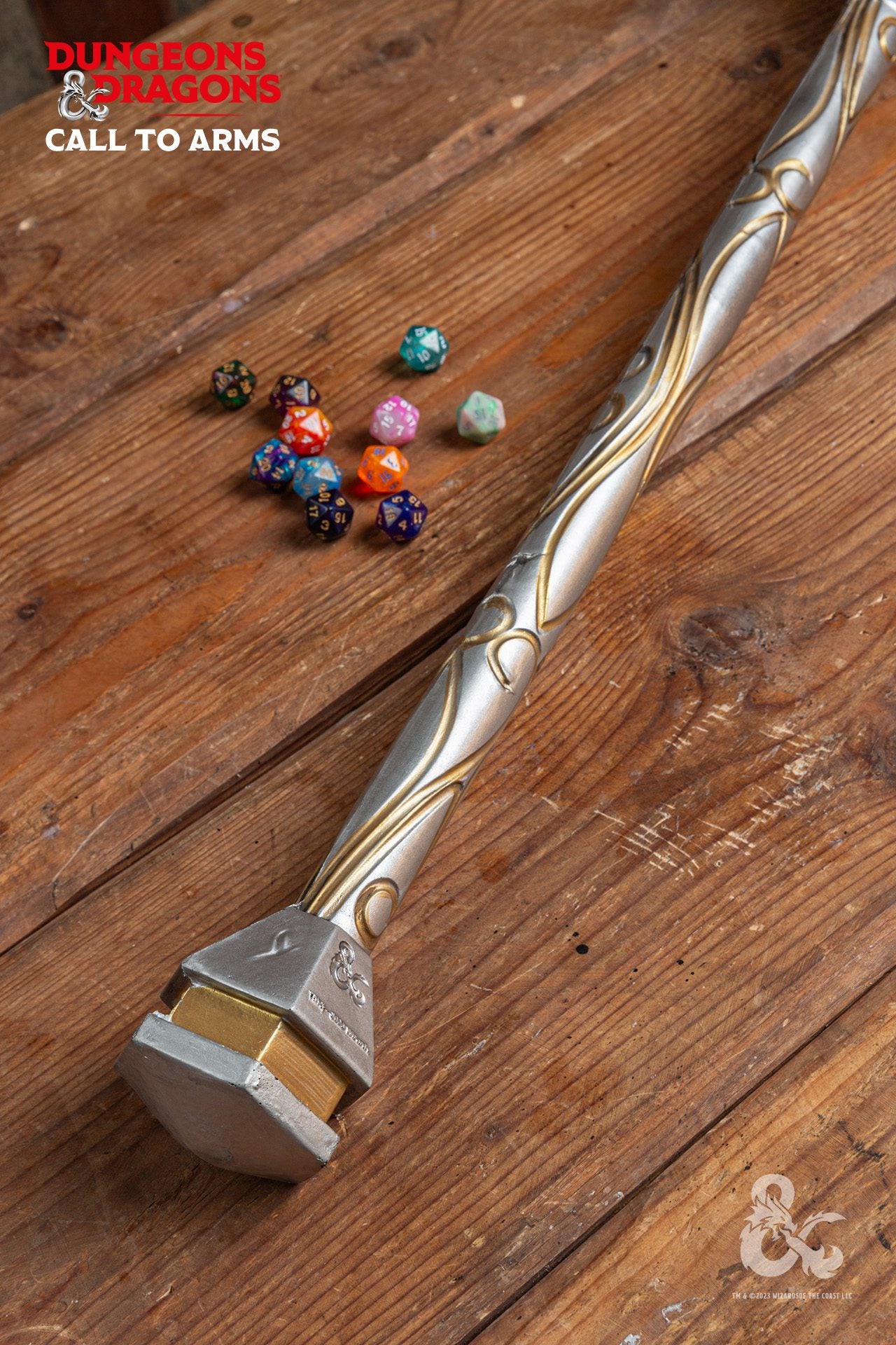Dungeons & Dragons Foam Cleric Mace - LARP Weapon for Cosplay, D&D Gaming & Fantasy Role-Playing