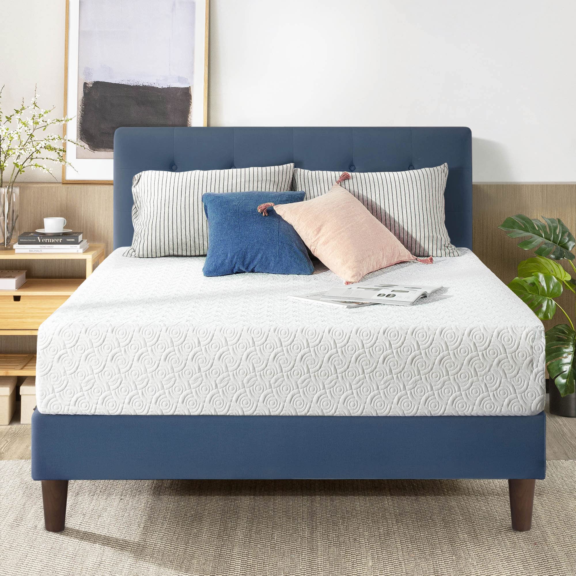 Best 11 Inch Signature Gel Memory Foam Mattress - Cooling Gel Infusion, Twin Size for Bedroom & Guest Room - Pressure Relief & Temperature Regulation