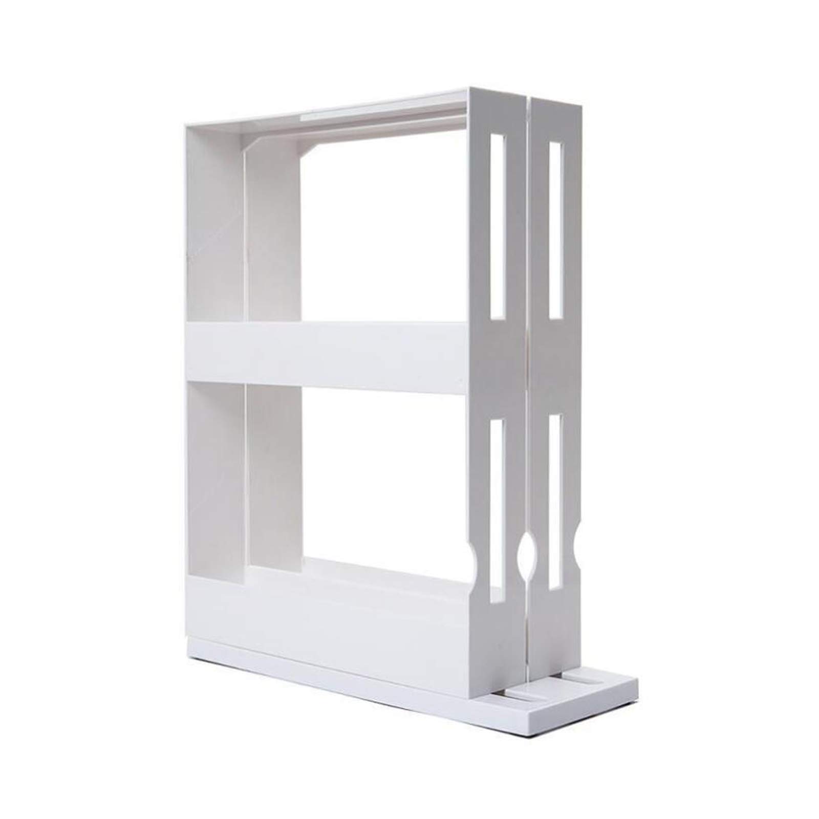 Double Layer Rotating Spice Rack Organizer - Expandable Non-Slip Kitchen Storage Shelf for Seasoning Jars, Condiments & Pantry Items - Perfect for Countertop, Cabinet or Pantry Organization