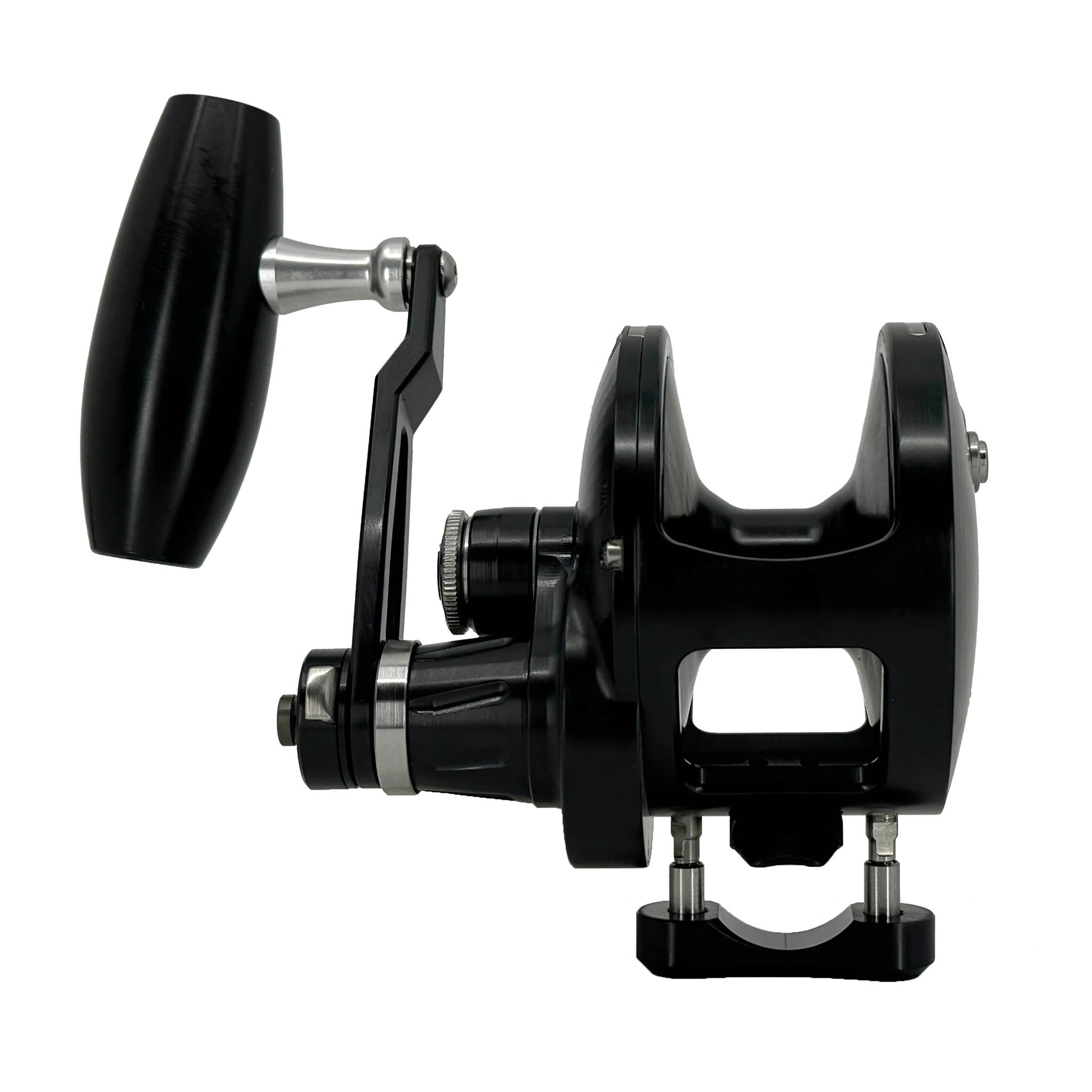 Accurate Valiant Matte Black Lever Drag Fishing Reel - Saltwater & Freshwater Fishing Gear for Offshore, Inshore, and Surf Casting
