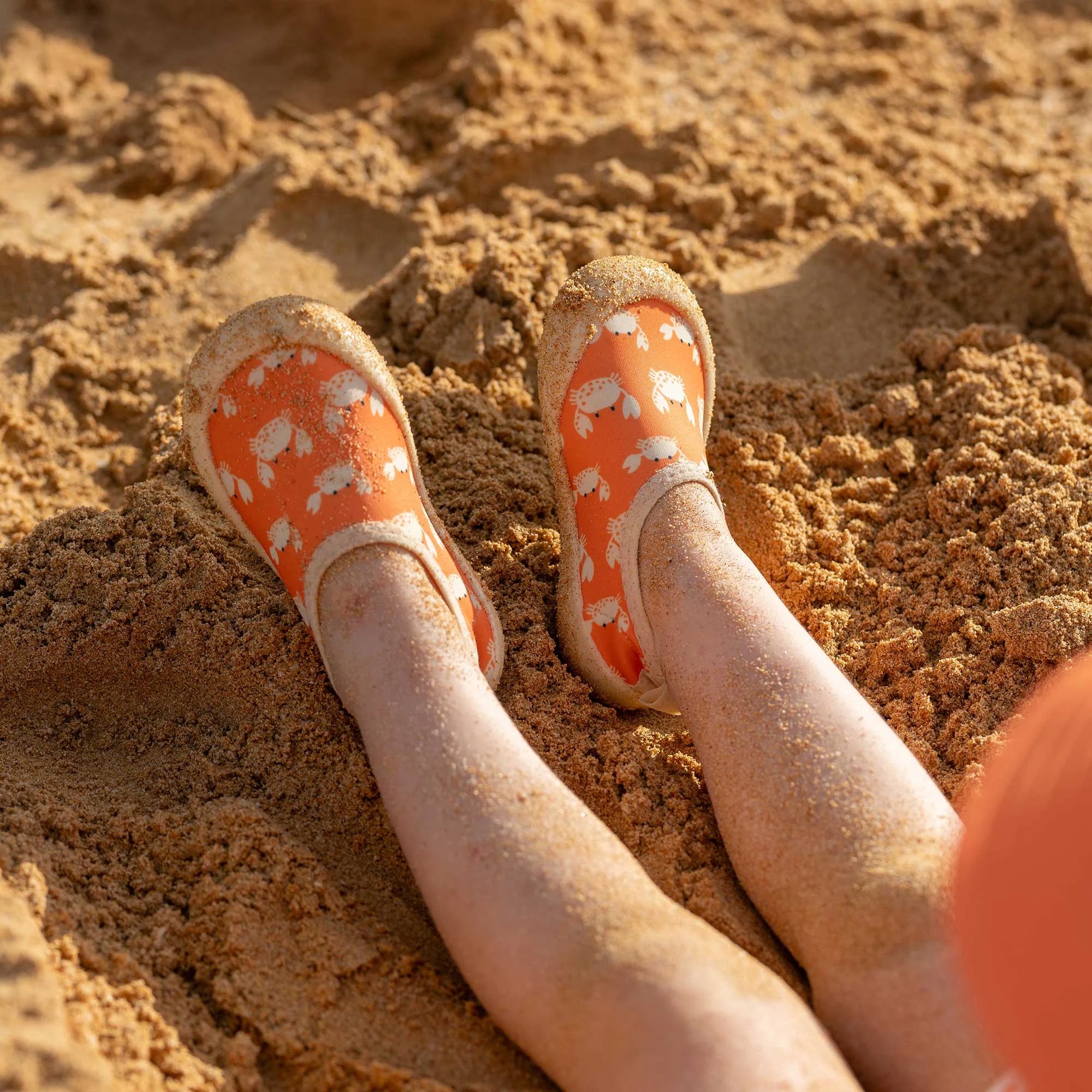 Jan & Jul Crabby Crab Toddler Water Shoes - Non-Slip Quick-Dry Baby Beach Shoes for Boys & Girls - Perfect for Swimming, Beach, Pool & Outdoor Play