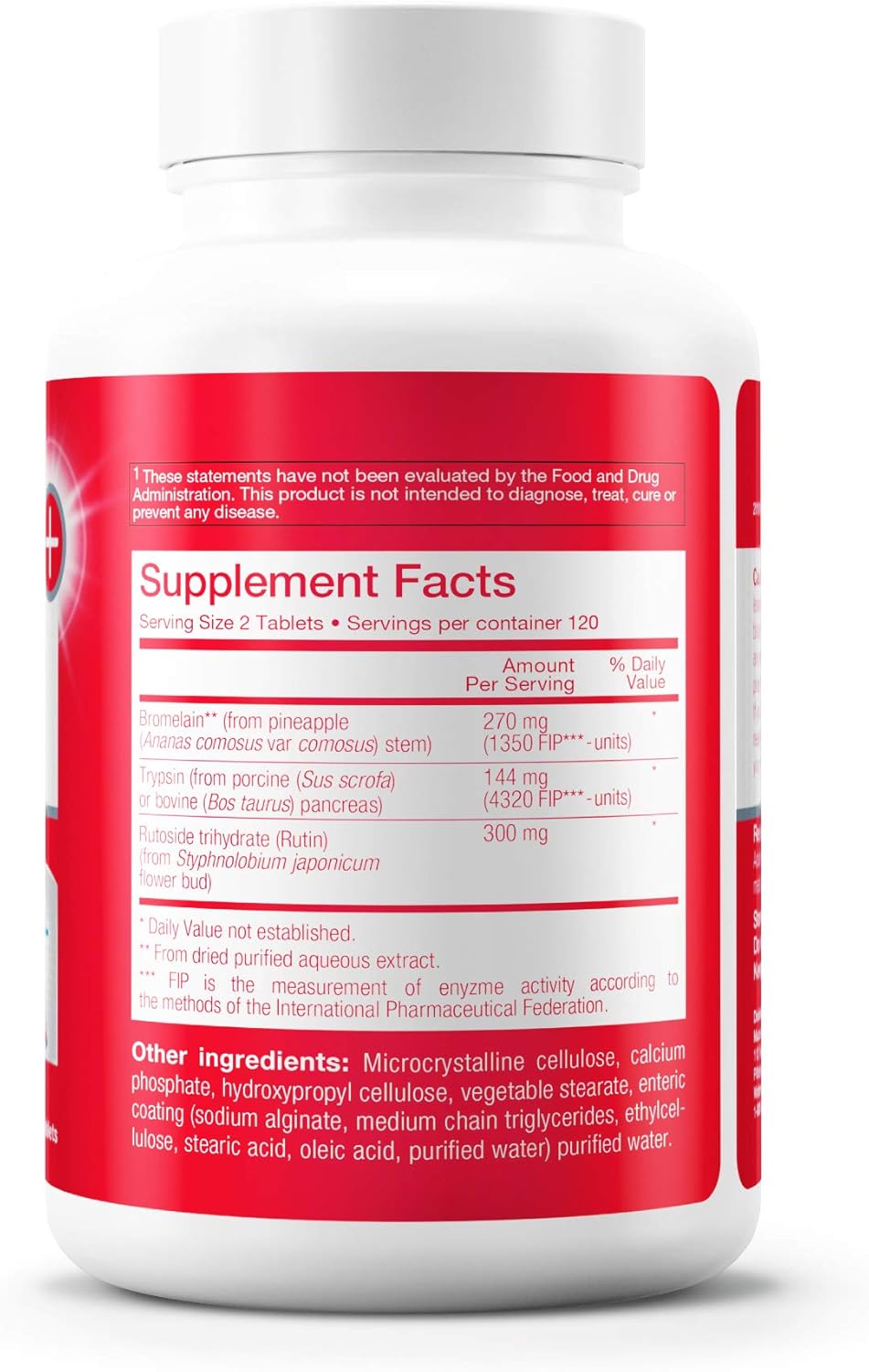 Douglas Labs Wobenzym Plus 120 Tablets - Enzyme Supplement for Joint Support & Immune Health - Ideal for Athletes & Active Lifestyles