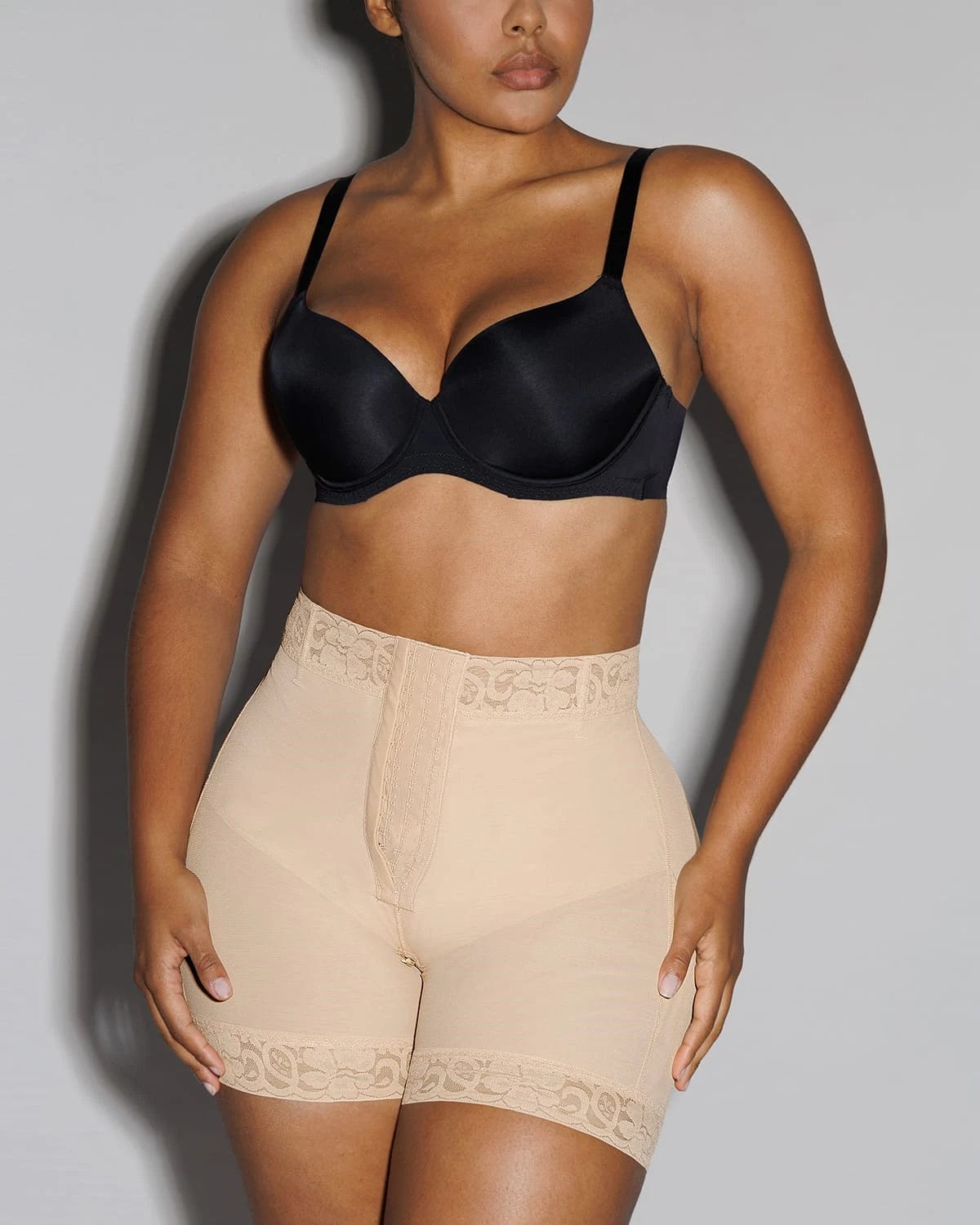 AirSlim® Front Hook Butt Lifting Shorts for Women - High Waist Tummy Control Shapewear - Perfect for Workout, Yoga & Everyday Wear
