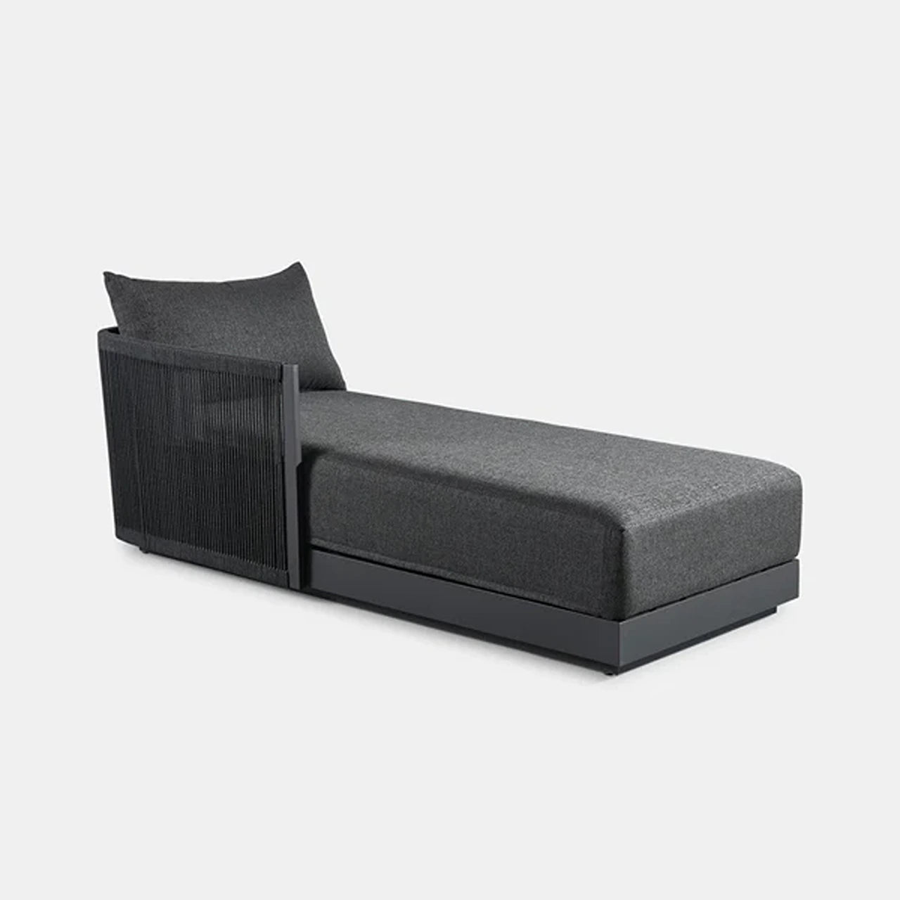 Antigua Outdoor Left Chaise Lounge Chair - Water-Resistant Wicker Patio Furniture for Poolside, Garden, or Backyard Relaxation
