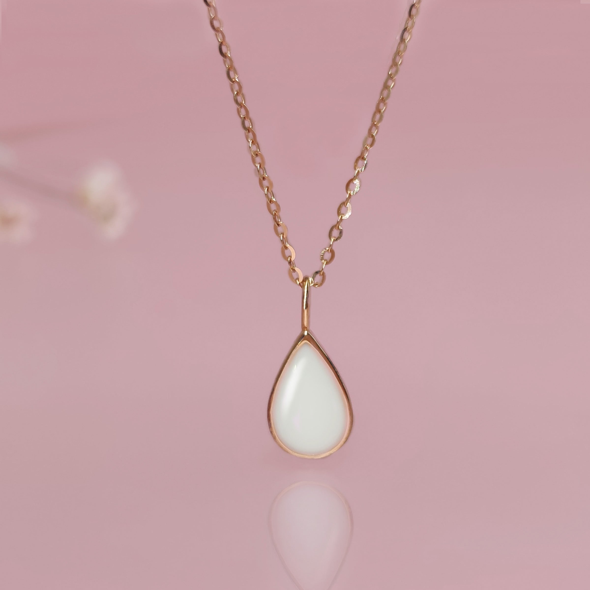 Milky Drop Breastmilk Necklace - Handmade Keepsake Jewelry for Moms | Perfect for Breastfeeding Mothers, Baby Showers & Mother's Day Gifts
