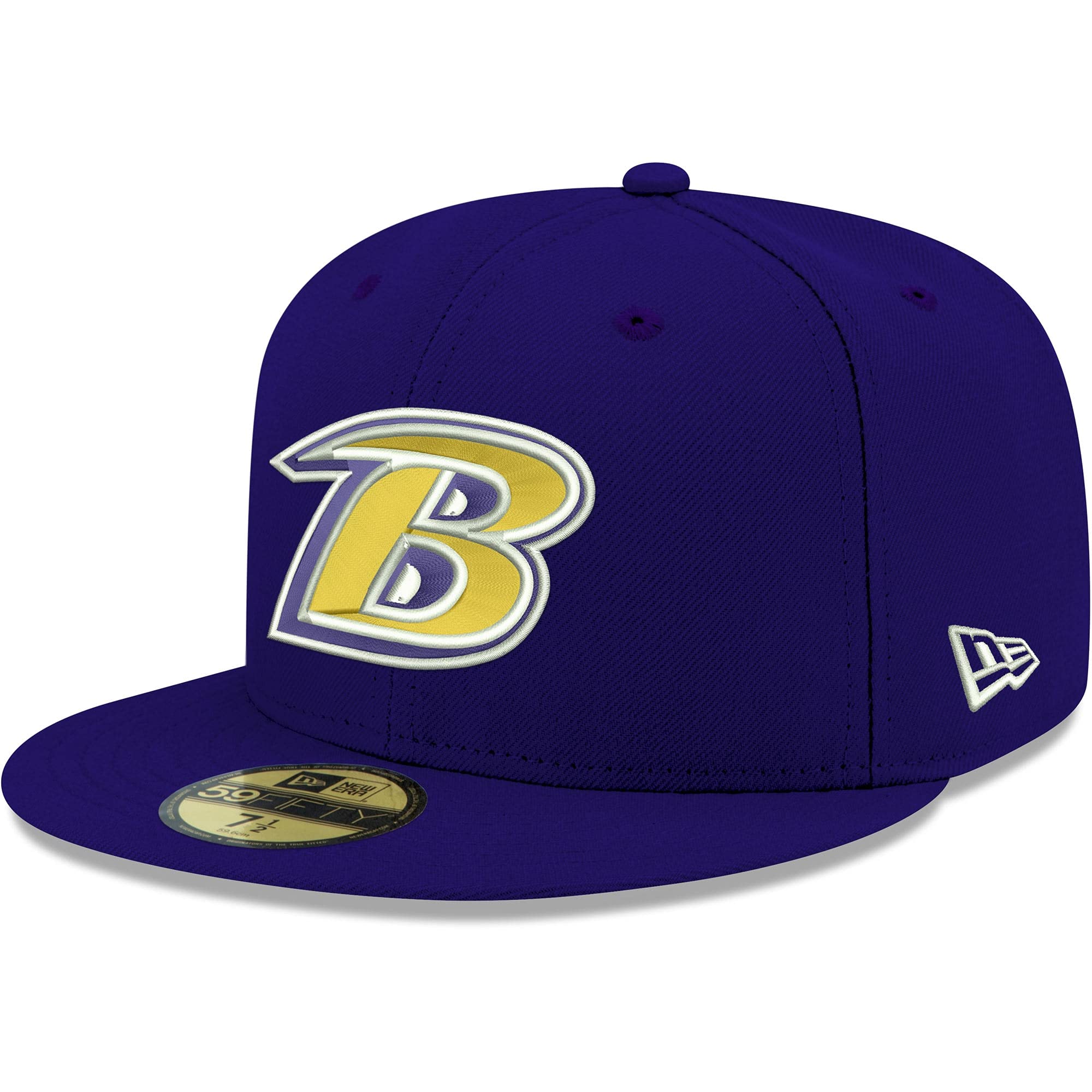 New Era Men's Flat Brim Baseball Cap - Adjustable Snapback Hat for Casual & Sports Wear - Perfect for Outdoor Activities, Street Fashion & Fan Gear