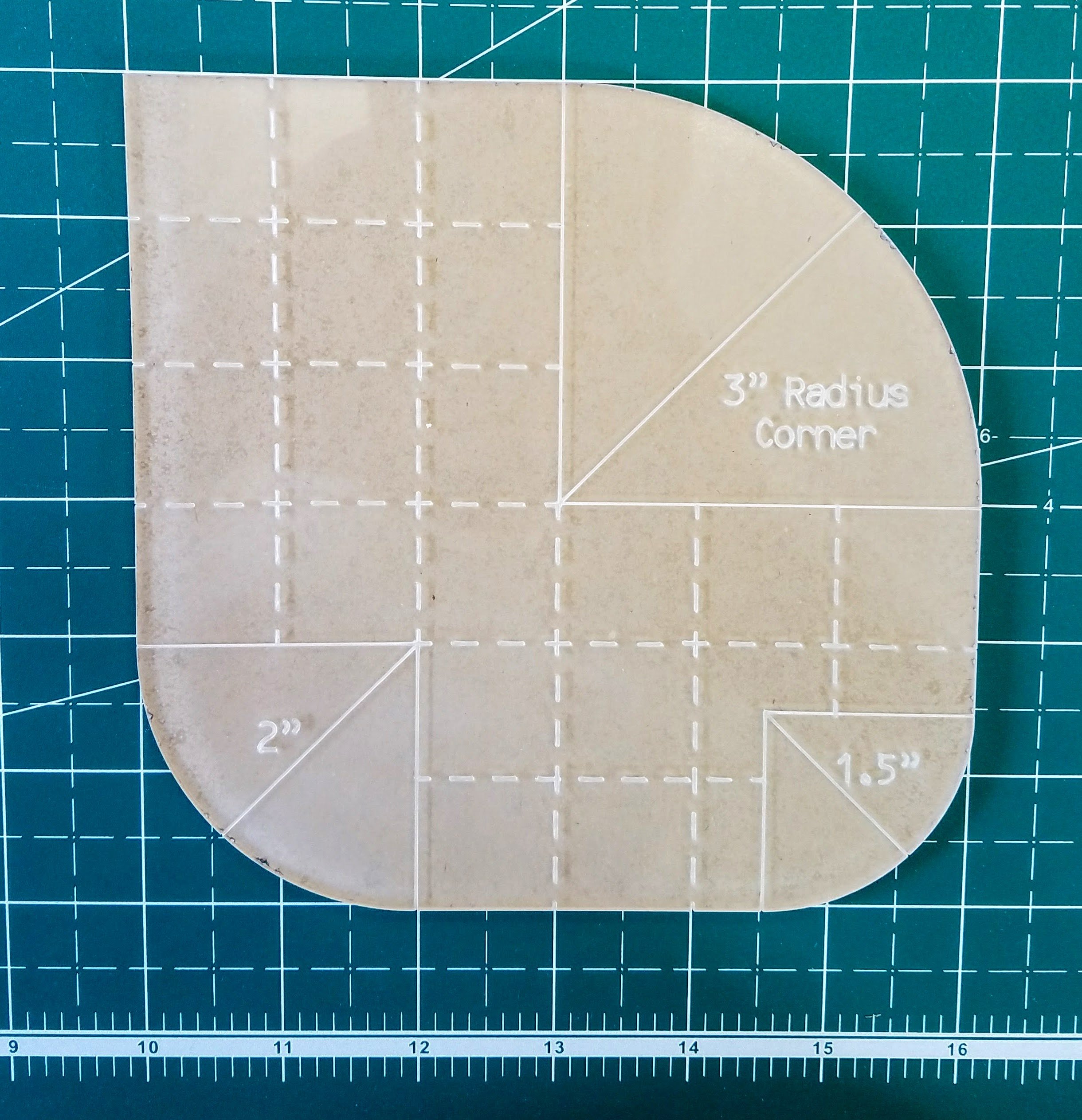 Precision Radius Tool Quilt Ruler - 5-Piece Set for Perfect Curves & Circles - Essential for Quilting, Sewing & Craft Projects - Ideal for Patchwork, DIY Home Decor & Fabric Art