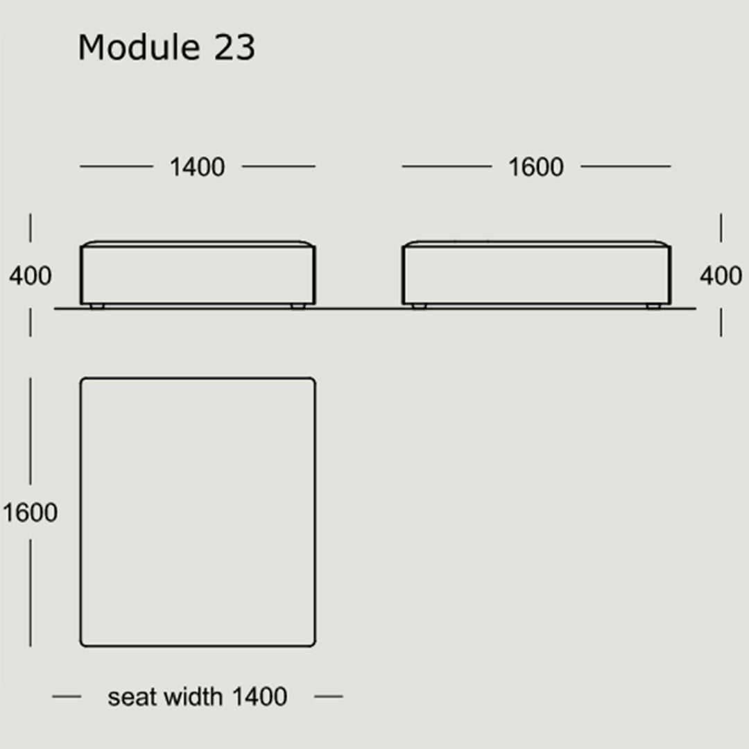 Modular Cinder Block Sofa Set - 16 & 23 Piece Configurable Sectional for Modern Living Room, Outdoor Patio, or Lounge Area