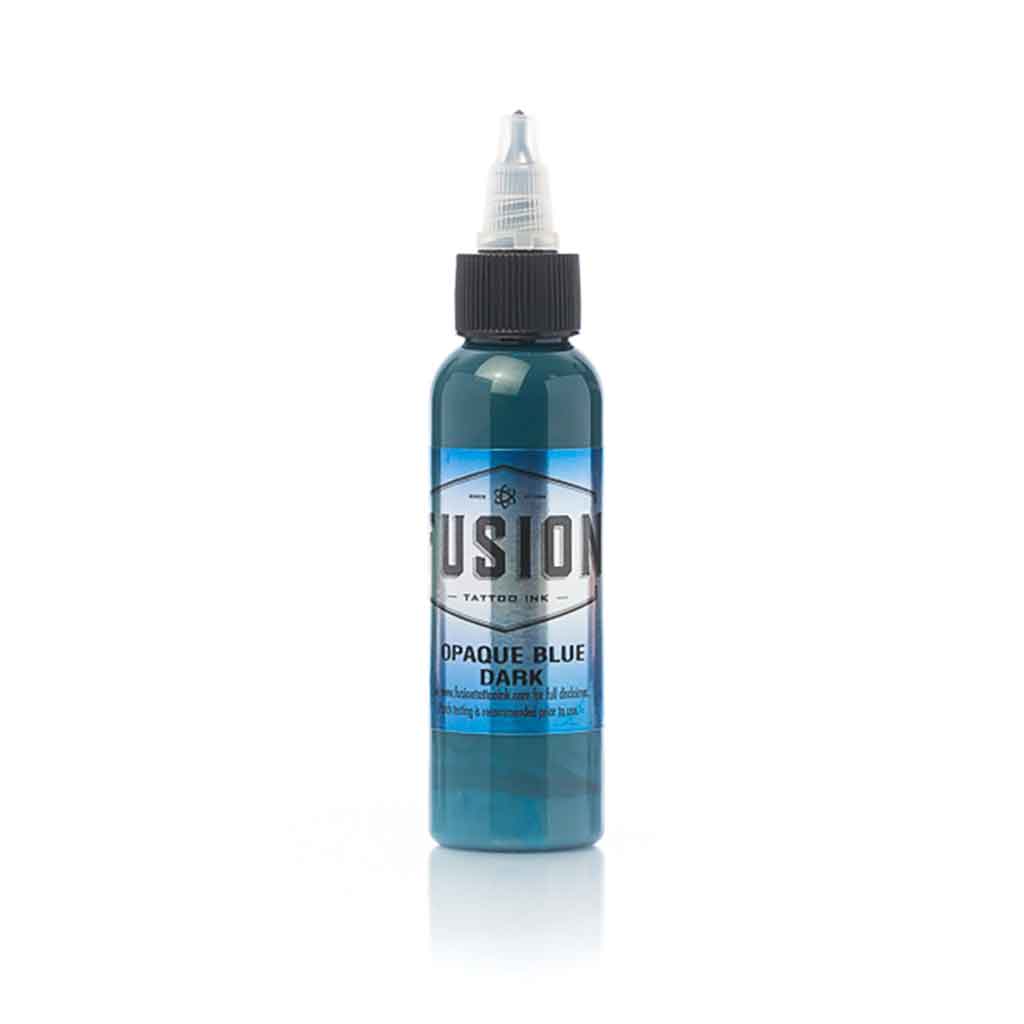 Opaque Blue Dark Fusion Ink - 1 oz Bottle for Screen Printing, DIY Crafts & Fabric Painting | High-Quality Pigment Ink for Artists & Hobbyists