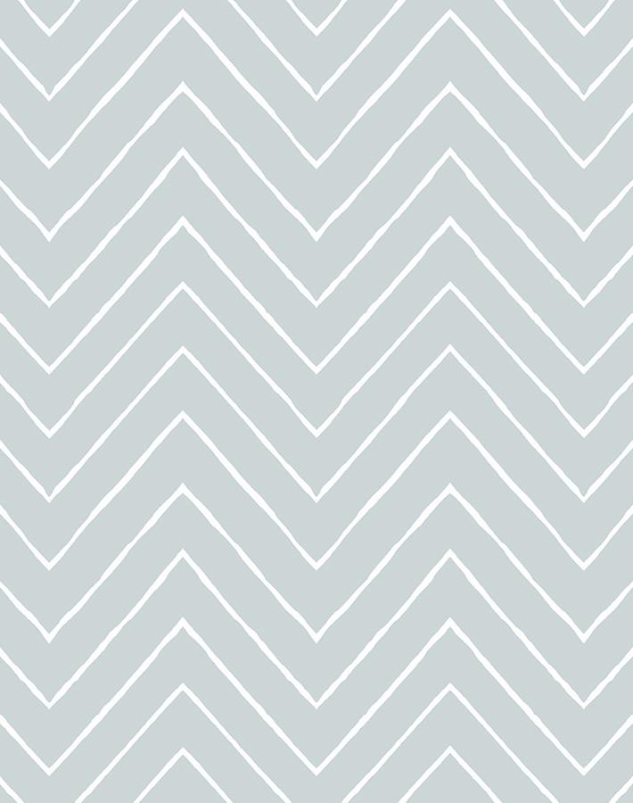 Frances Chevron Wallpaper by Wallshoppe - Premium Elephant Pattern Peel & Stick Wallpaper for Nursery, Bedroom, or Home Office Decor