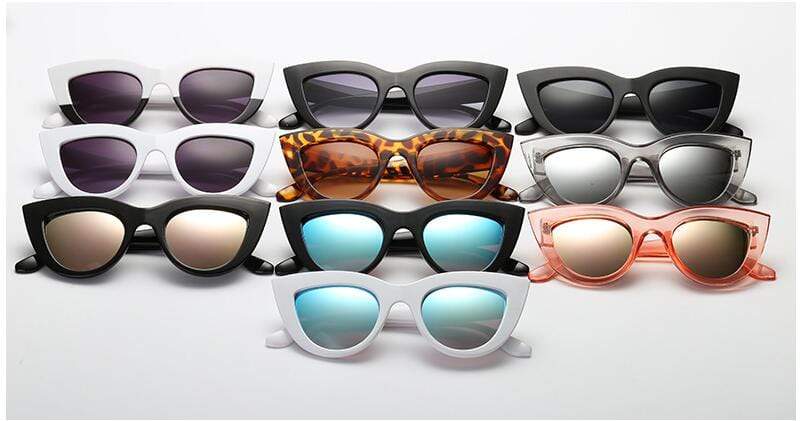 Trendy Cat Eye Sunglasses for Women - UV Protection & Stylish Design - Perfect for Beach, Driving & Outdoor Activities