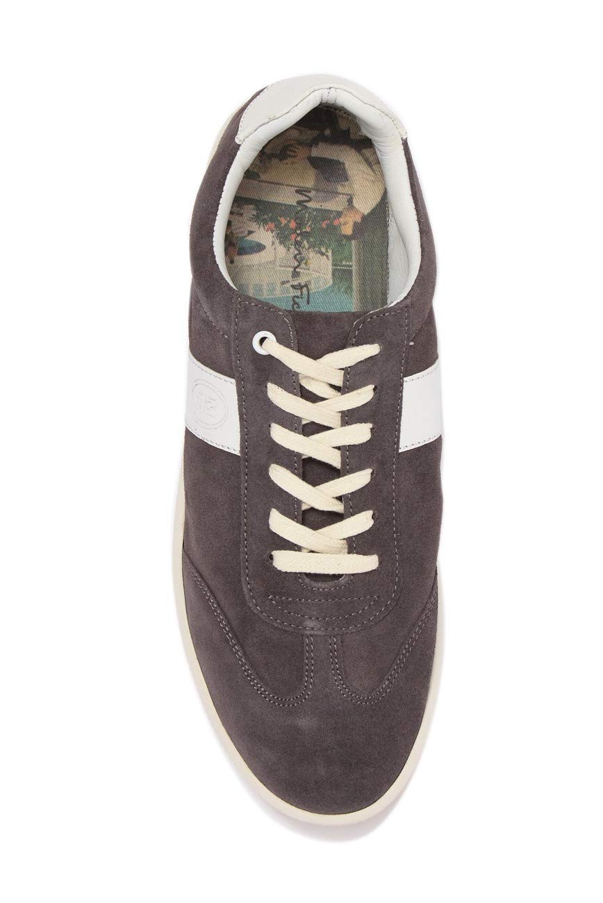 Men's Stylish Lightweight Suede Sneakers - Casual Low Top Mix Material Design, Breathable Textile Lining, Durable Non-Slip White Rubber Outsole - Perfect for Everyday Wear and Urban Adventures