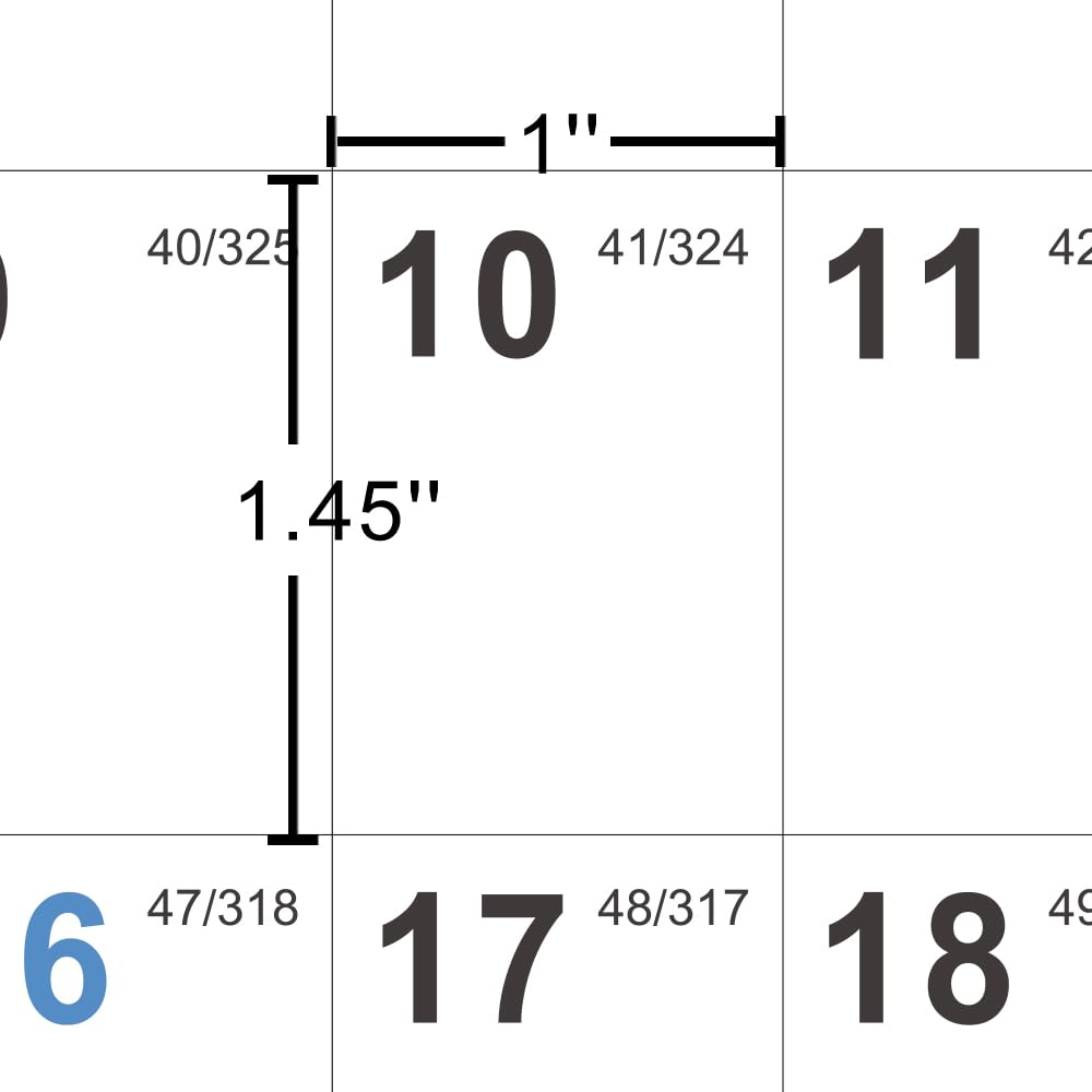 2025-2026 Large Wall Calendar with Julian Dates | July 2025 - June 2026 | 34.8