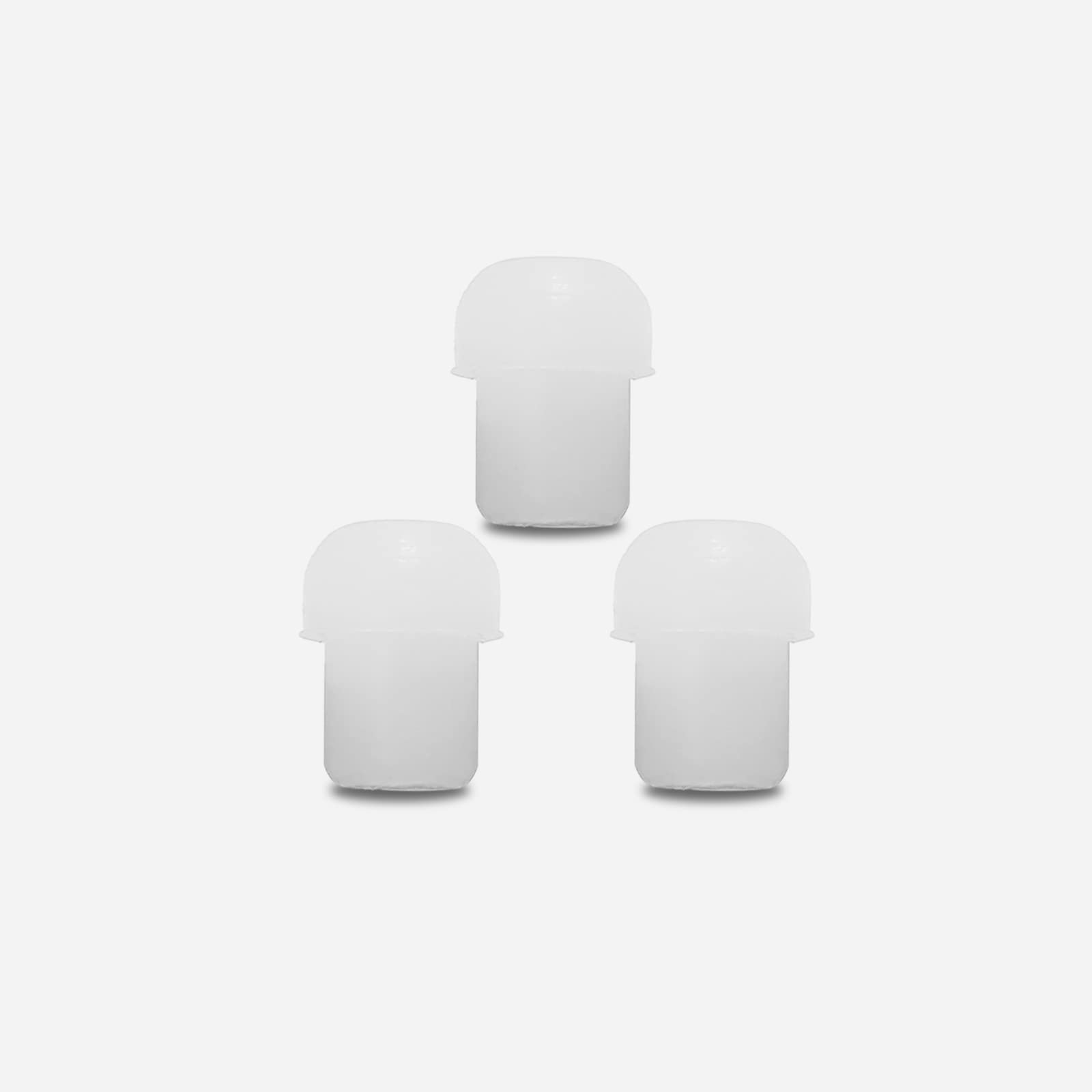 3-Pack White Silicone Stoppers for Portable Blender Breating Holes - Replacement Parts for Personal & Countertop Blenders | Perfect for Travel, Gym & Kitchen Use