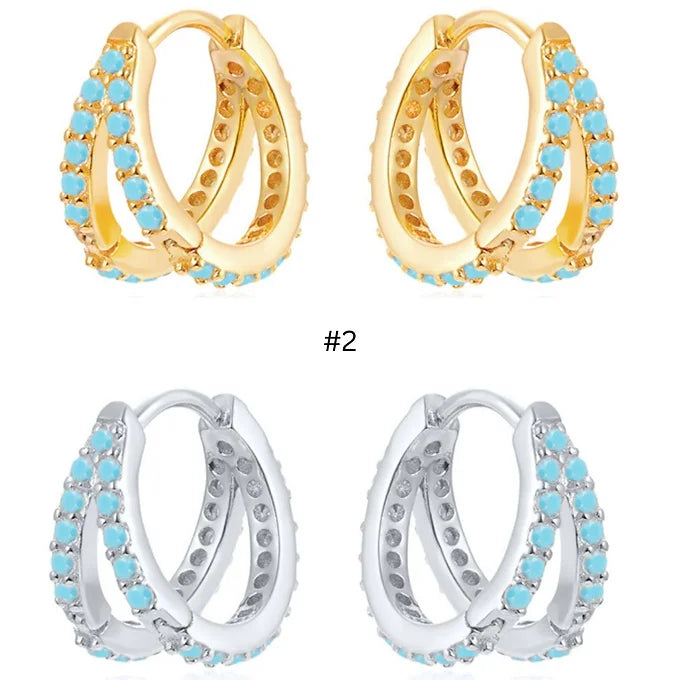 925 Sterling Silver Cartilage Hoop Earrings - 14K Gold Plated Huggie Hoops for Women, Small Eternity Hoop Earrings for Cartilage & Helix Piercing | Perfect for Everyday Wear, Gifts & Special Occasions